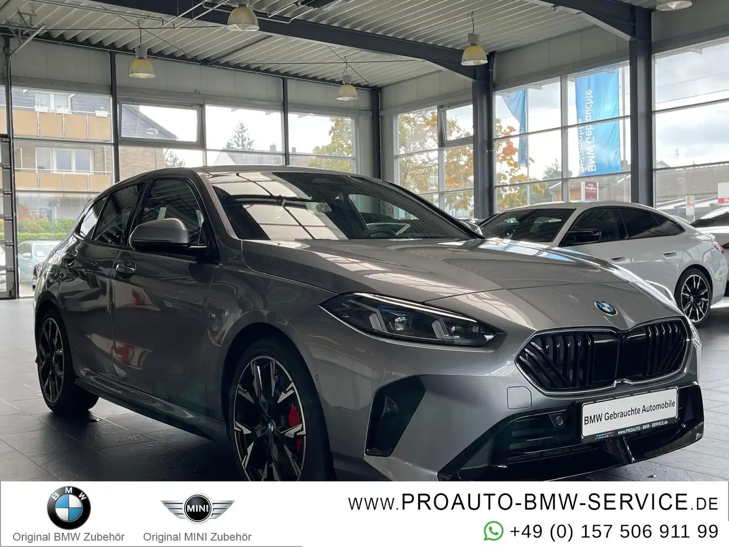 BMW 120 i M Sport Pro PANO/HUD/Kom.Zg/Dr.As+/19"/360° Grau - 1