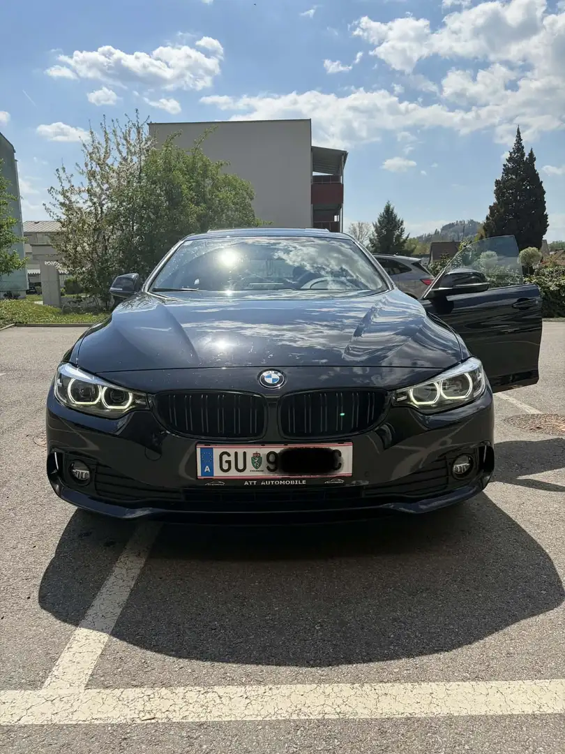 BMW 418 418d Gran Coupe Aut. Advantage Schwarz - 1
