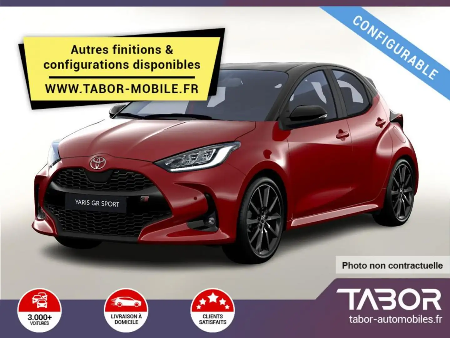 Toyota Yaris 1.5 VVT Hybrid 130 CVT GR Sport Gris - 1