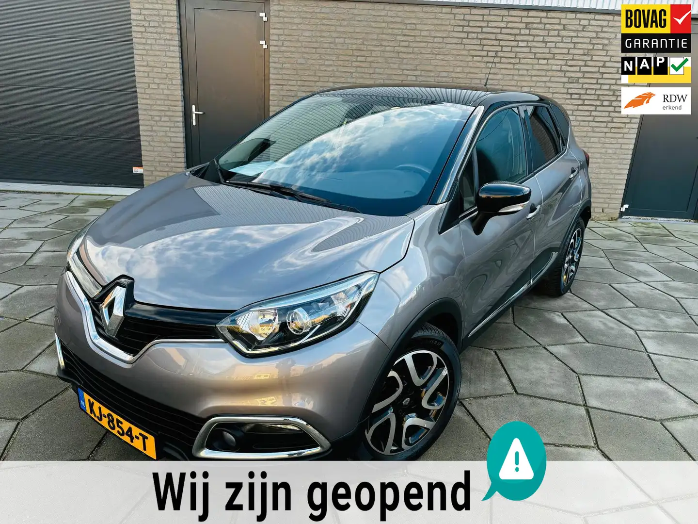 Renault Captur 1.2 TCe Dynamique|AIRCO|AUTOMAAT|Two-Tone color me Grijs - 1
