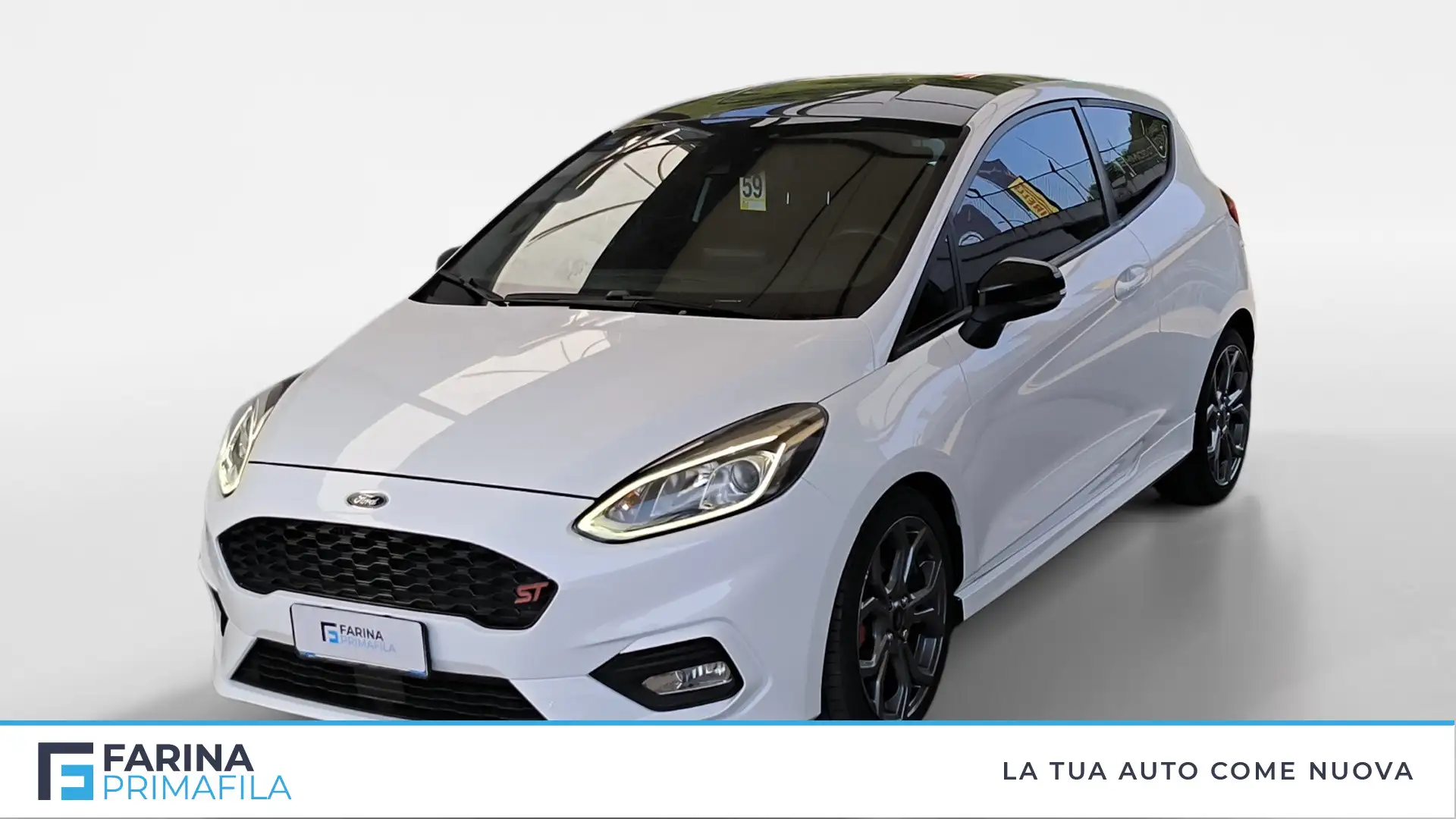 Ford Fiesta 3 Porte 1.0 EcoBoost ST-Line Bianco - 1