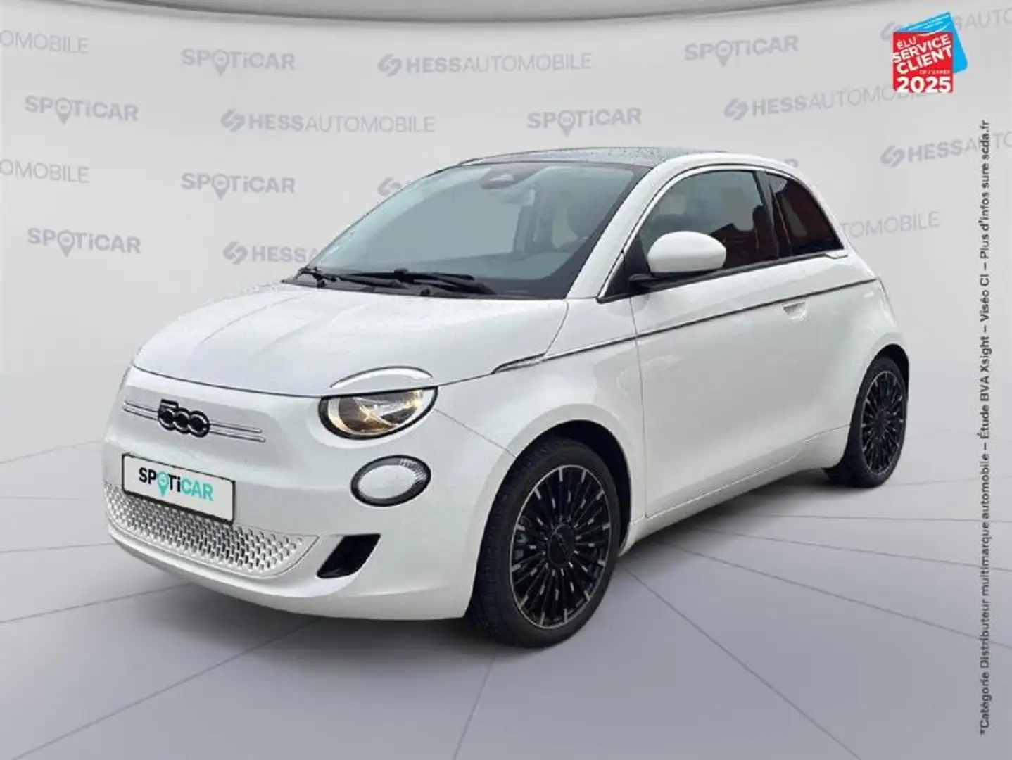 Fiat 500e e 118ch Icône Plus Blanc - 1