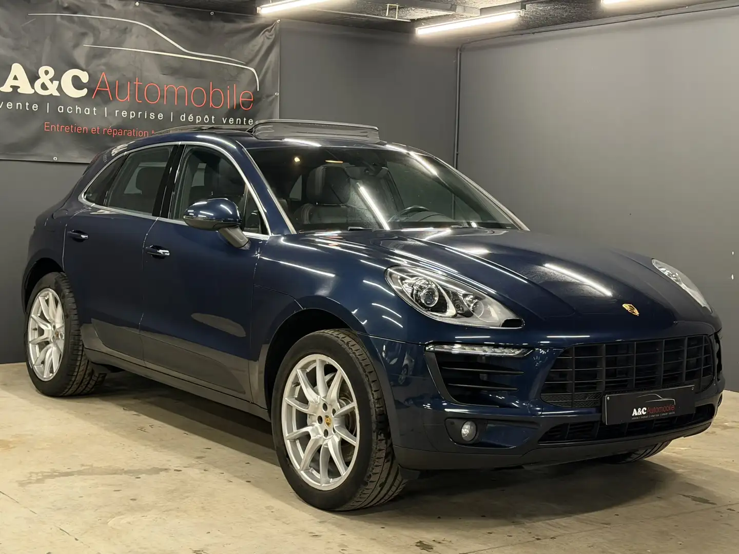 Porsche Macan Macan S 3.0 V6 Bi-Turbo PDK Bleu - 2