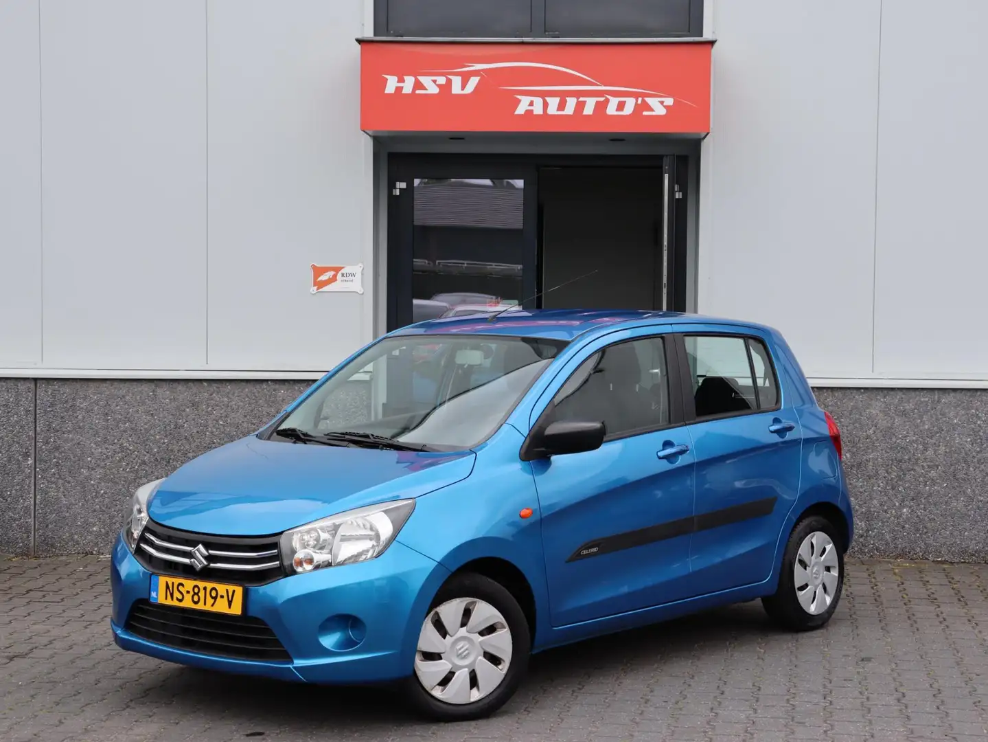 Suzuki Celerio 1.0 Dynamic airco 4-deurs org NL Blauw - 1