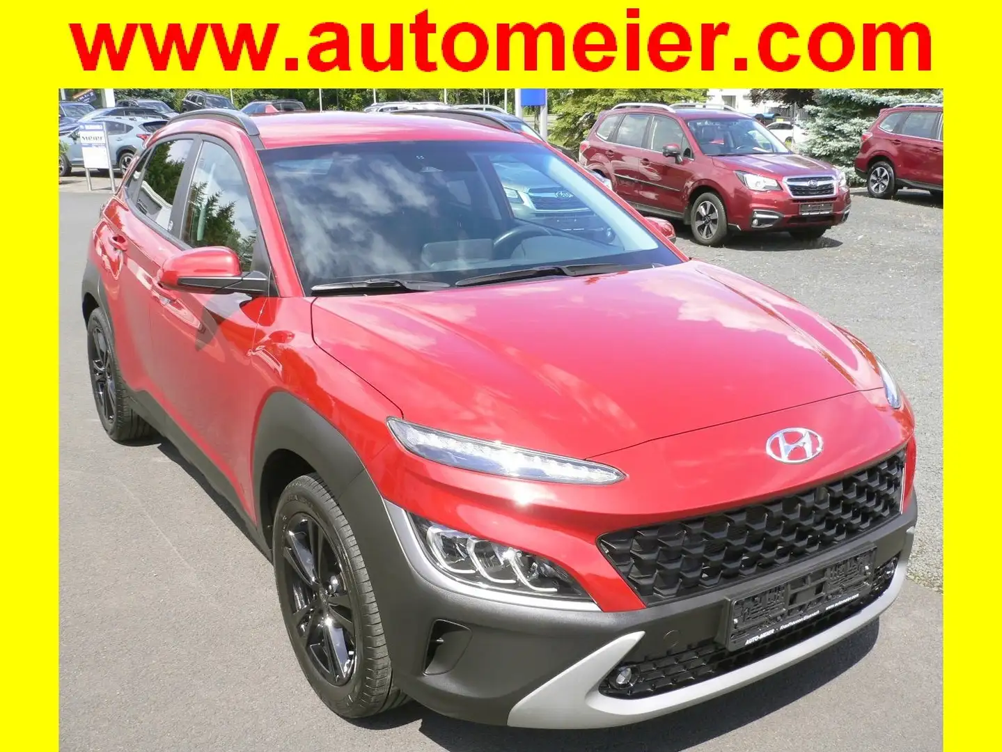 Hyundai KONA 1.0 T-GDI EDITION 30+ Anhängerkupplung Navi LED Rot - 1