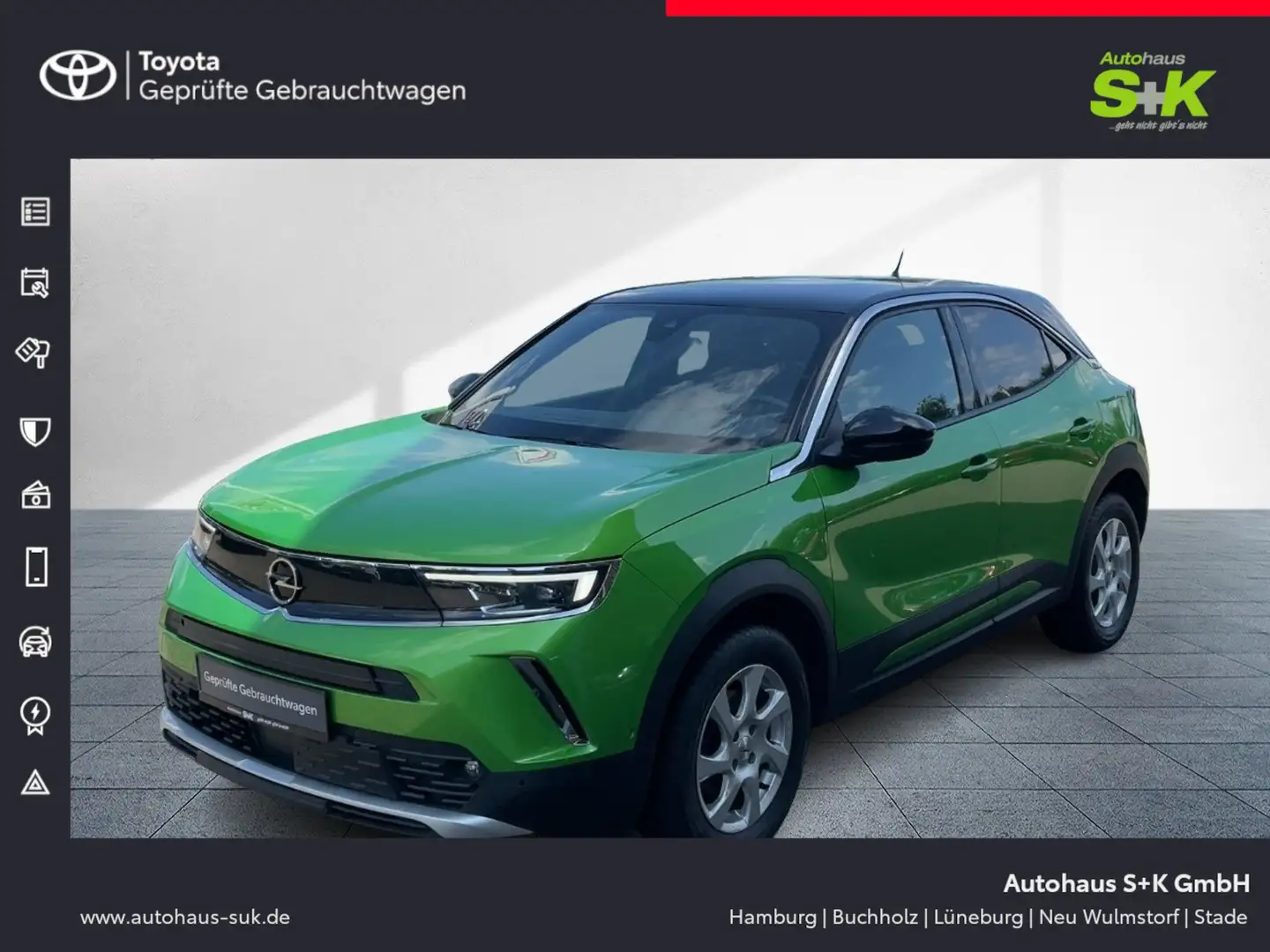 Opel Mokka 1,2 Ultimate *Carplay* R-Kamera*Sitzheizung Verde - 1
