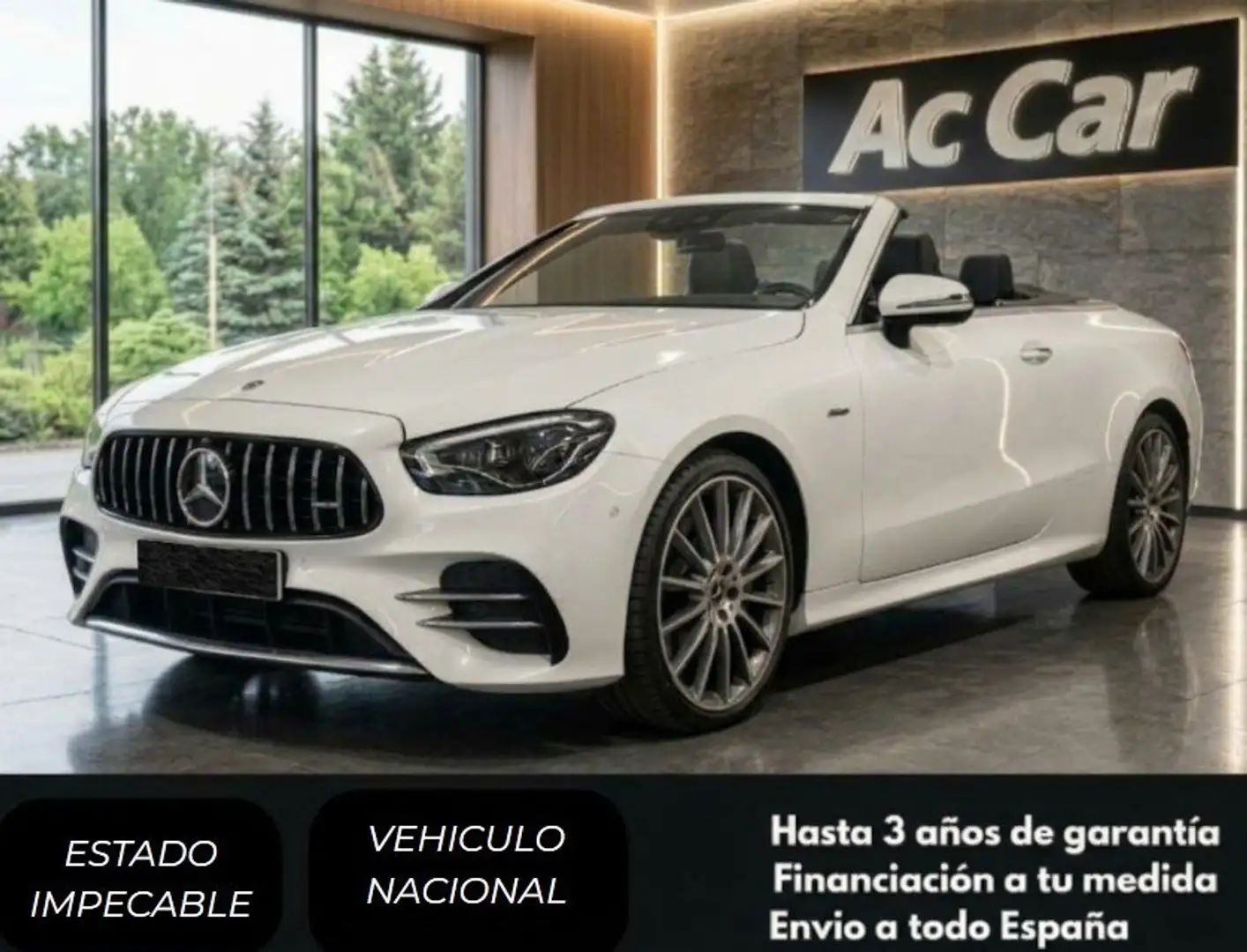 Mercedes-Benz E 220 d Cabrio Blanco - 1