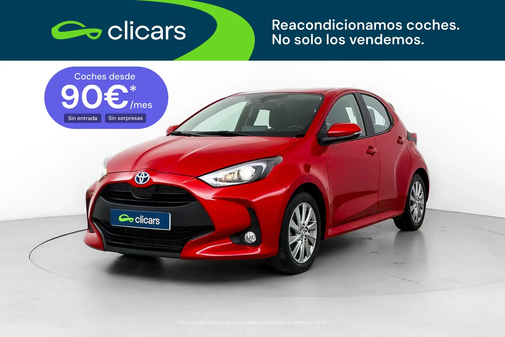 Toyota Yaris 120H 1.5 Active Tech Rojo - 1