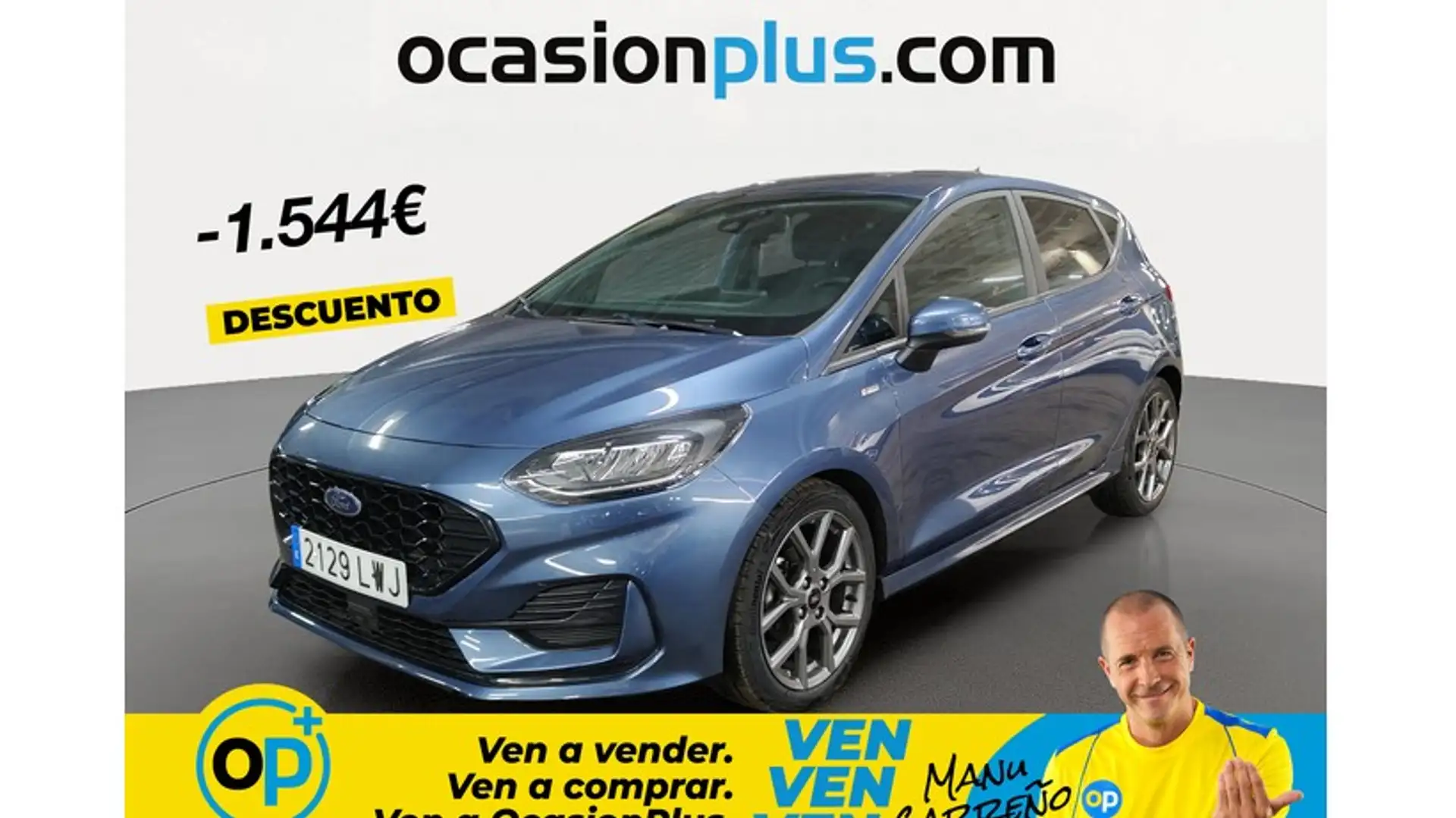 Ford Fiesta 1.0 EcoBoost MHEV ST Line 125 Azul - 1