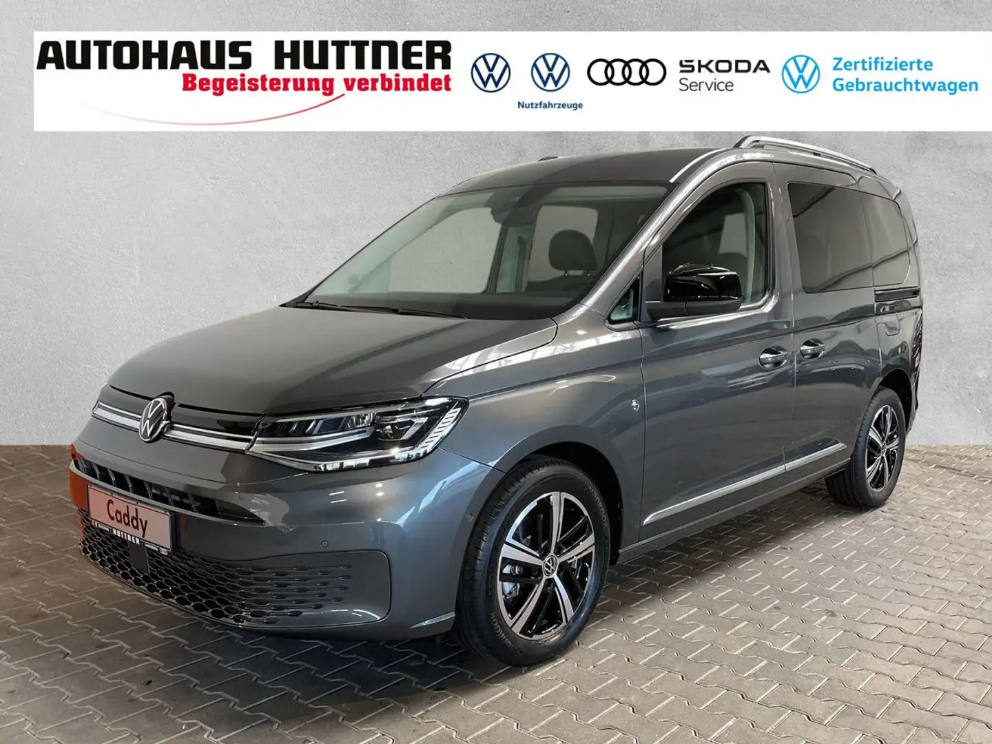 Volkswagen Caddy STYLE 1.5 TSI DSG NAVI AHK LED APPCONNECT Grau - 1