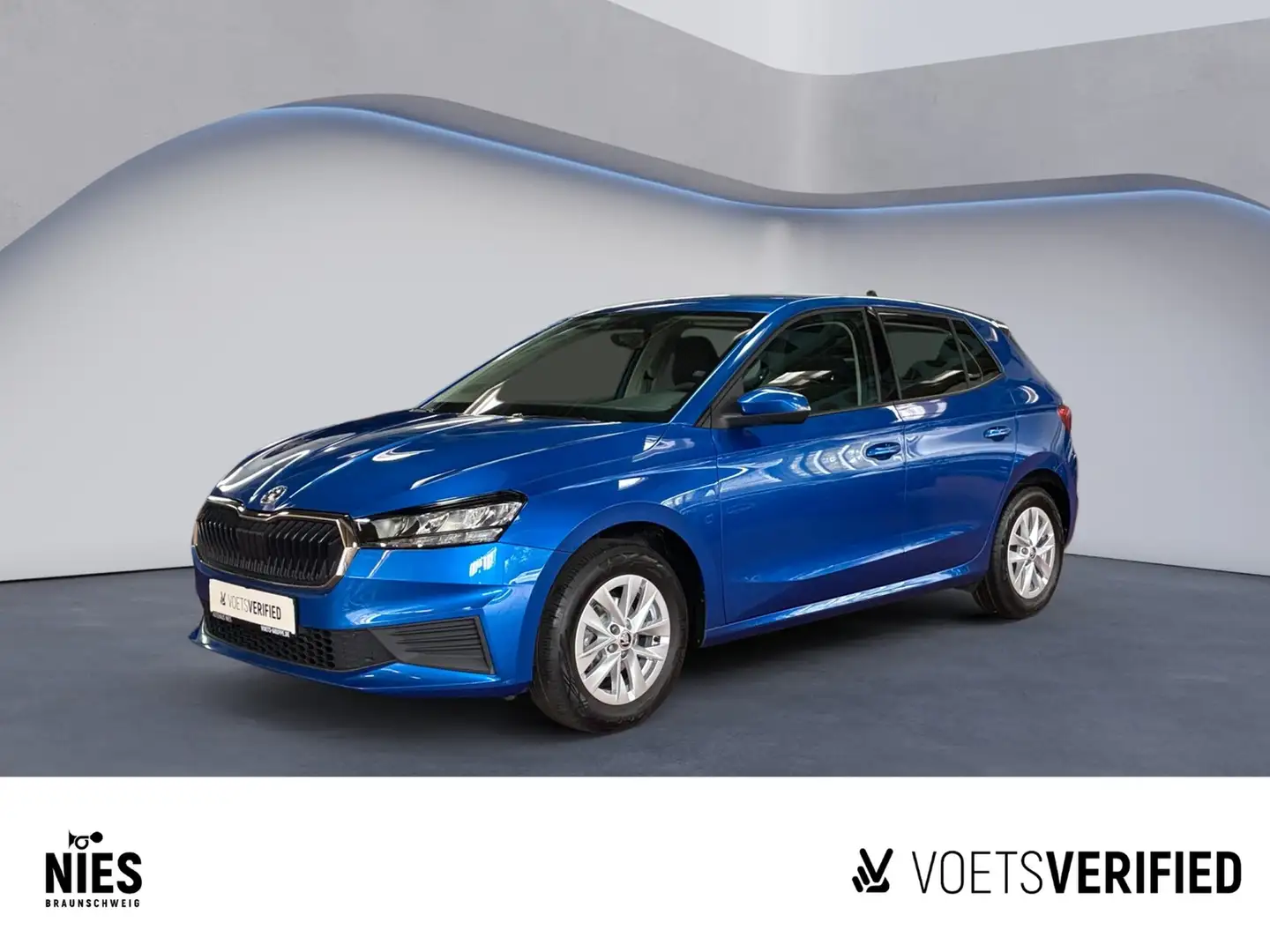 Skoda Fabia Active 1.0 TSI PDC H+App-Connect+LED Bleu - 1