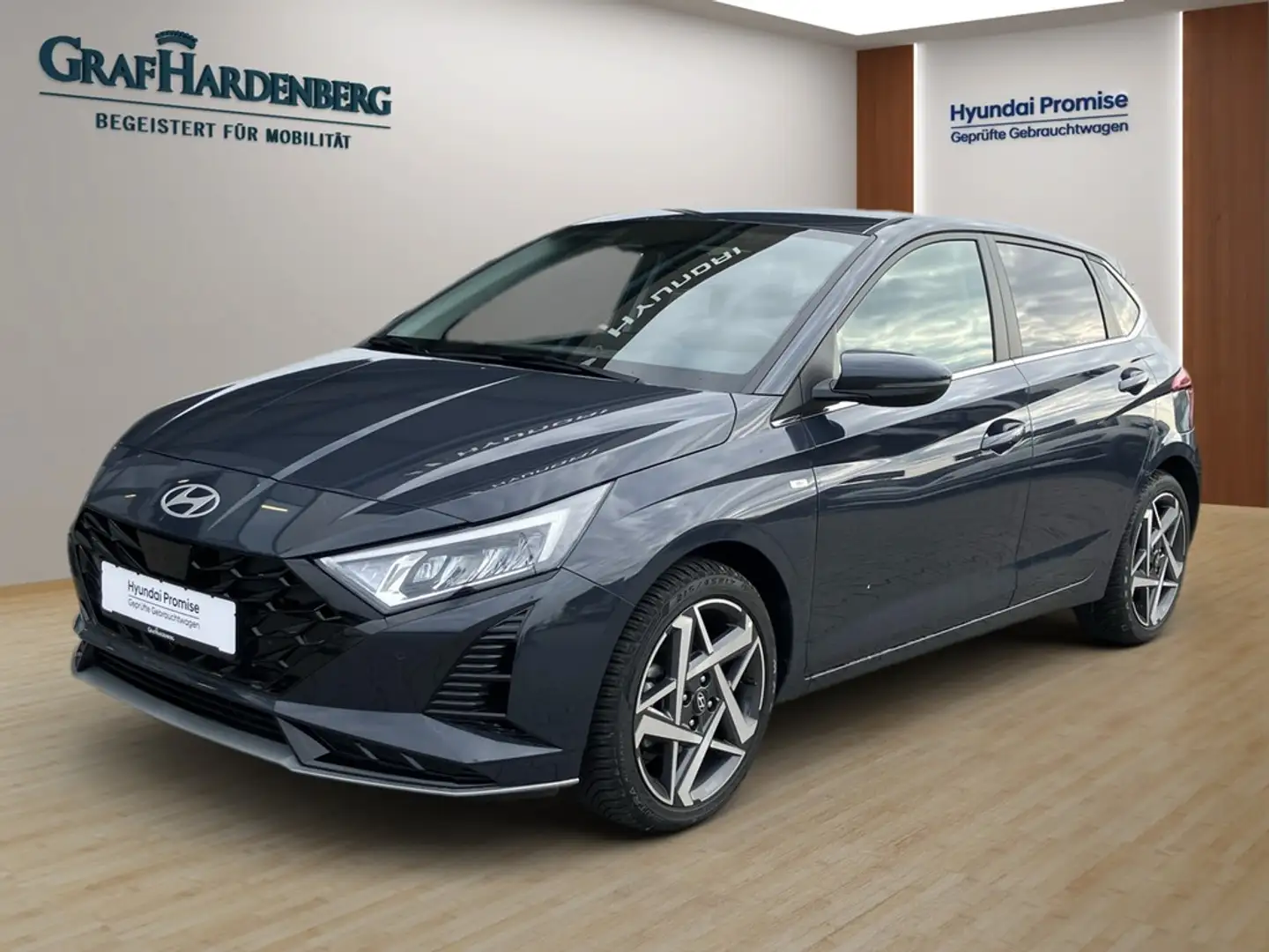 Hyundai i20 FL 1.0 T-GDI M/T Prime Mild-Hybrid NAVI/SHZ/PDC Grijs - 1