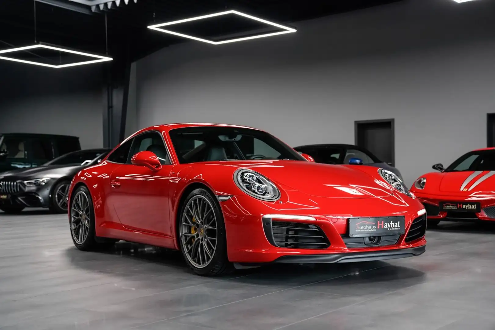 Porsche 991 .2 Carrera S PASM-Chrono-SportAGA-Keramik-18W Rouge - 1