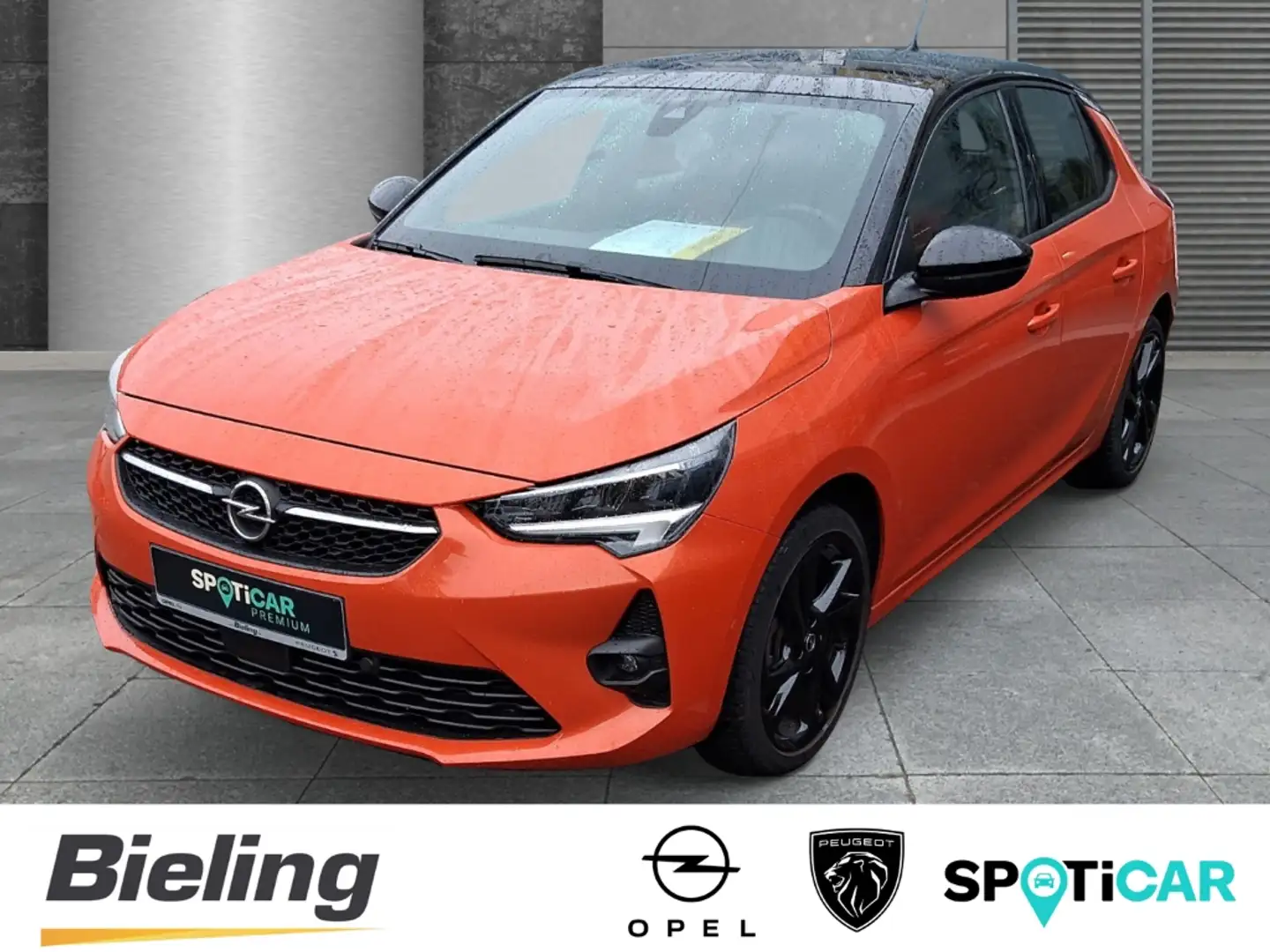 Opel Corsa GS Line 1.2l Turbo, unfallfrei, 17Zoll, LED, SHZ, Orange - 1