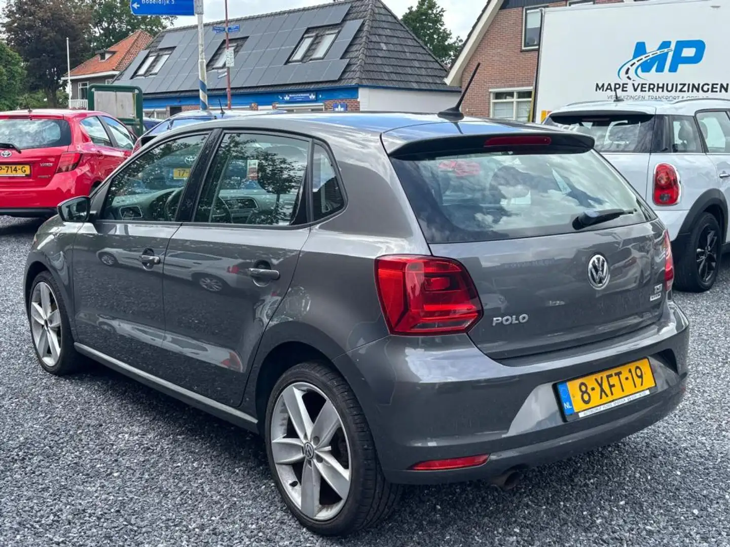 Volkswagen Polo 1.2 TSI |Leer|Automaat|Cruise|Rijklaar!| Grijs - 2