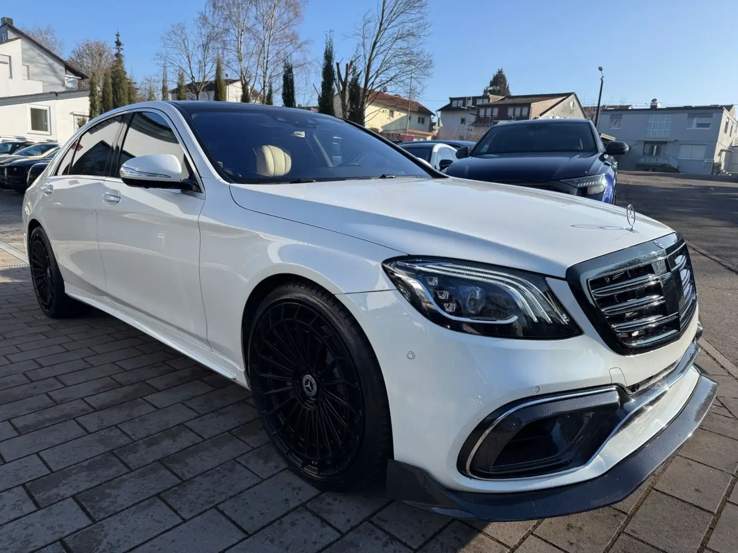 Mercedes-Benz S 560 L Carbon Umbau 22zoll Felgen Inspek. Neu Weiß - 1