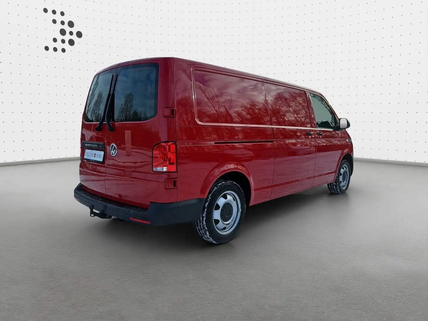 Volkswagen T6.1 Transporter T6.1 Kasten 2.0 TDI DSG AHK|LED|ACC|DAB Rojo - 2