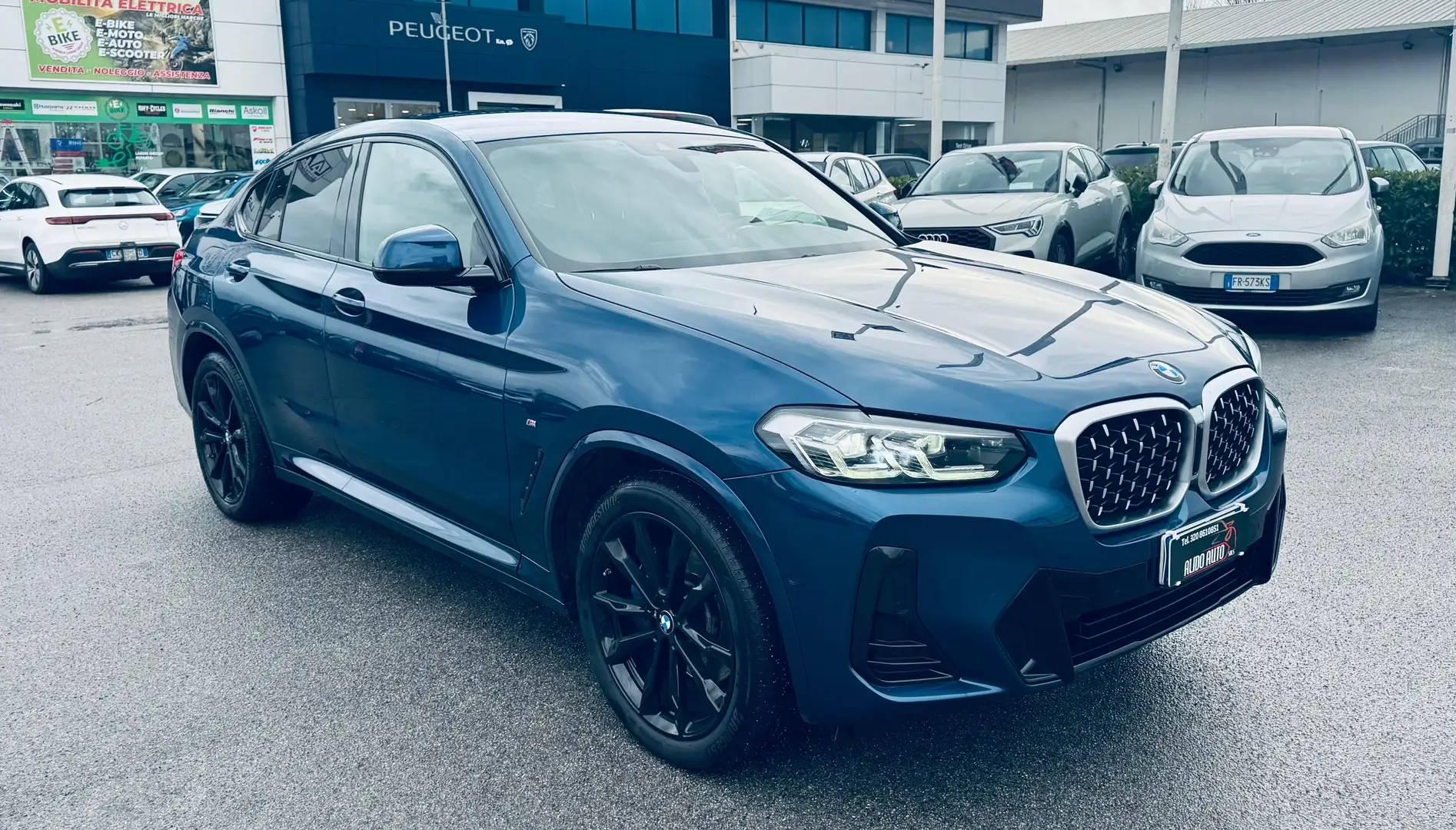BMW X4 X4 G02 2021 xdrive20d mhev 48V Msport auto Blu/Azzurro - 2