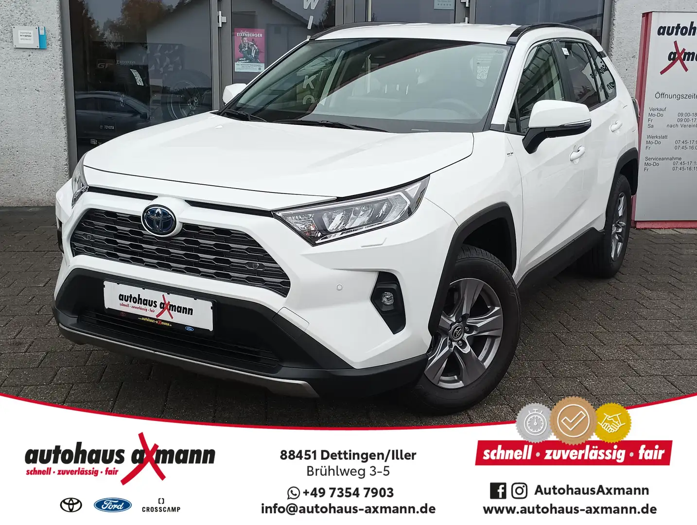 Toyota RAV 4 2.5 4x2 Hybrid Business Edition * Kamera Blanc - 1