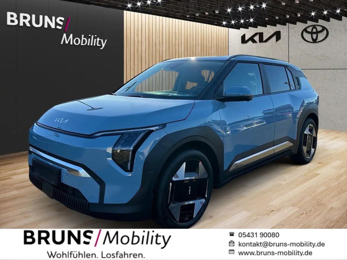 Kia EV3 81,4-kWh Earth DRIVE, SOUND,UPGR,WINTER, DES Синій - 1