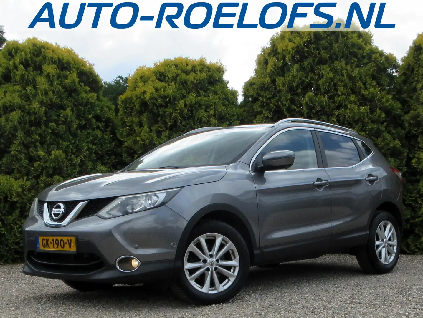 Nissan Qashqai 1.2 Tekna Automaat*Leder*360cam*Pano.dak* Gris - 1