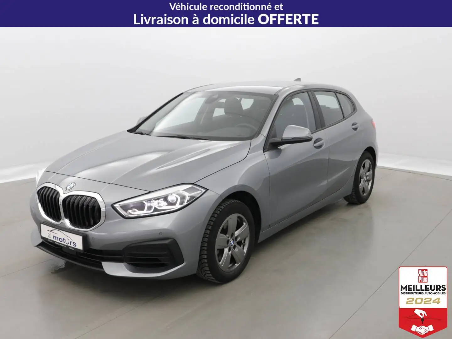 BMW 116 116i 109 +GPS +PDC AV/AR Blanc - 1