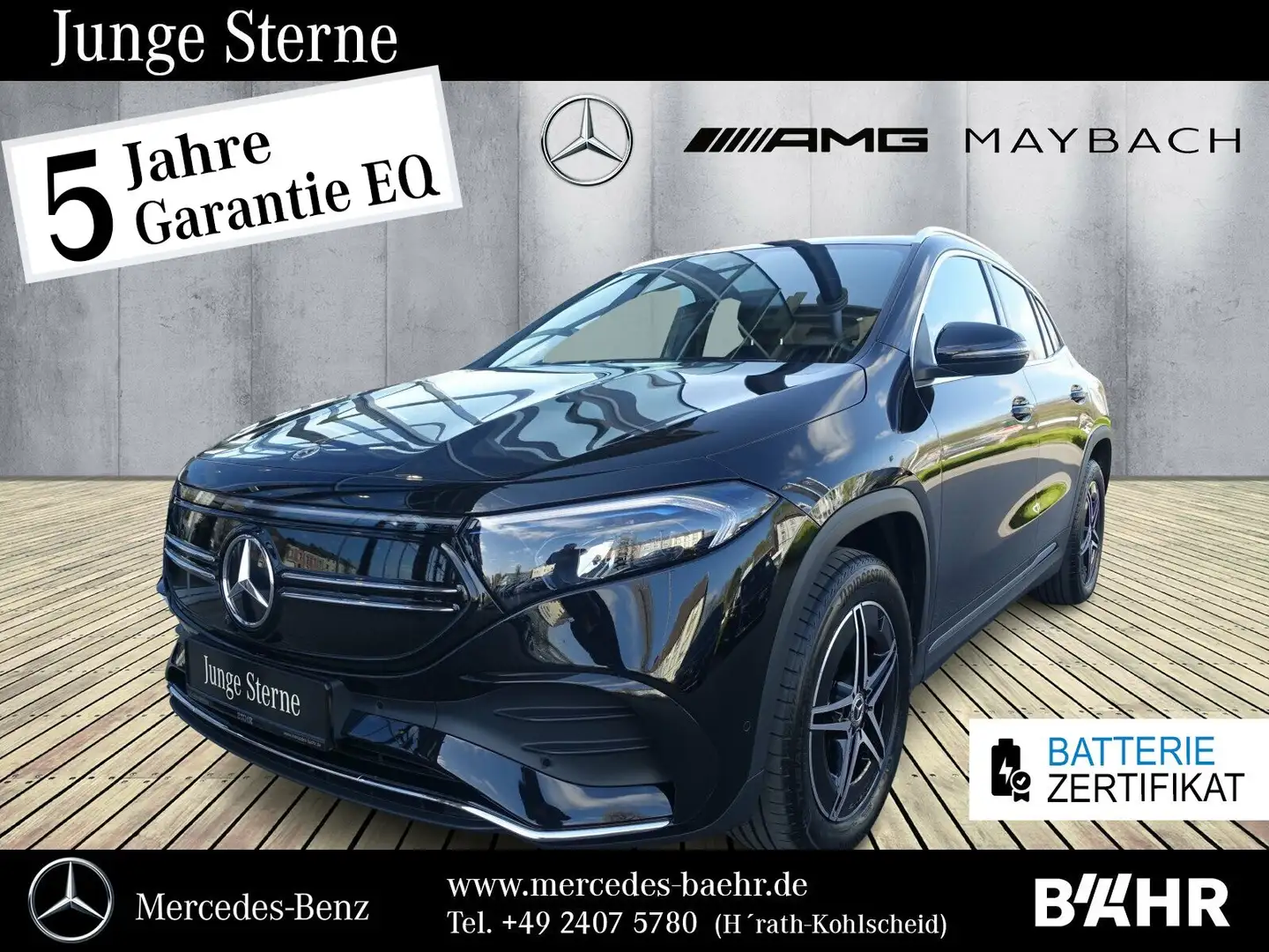 Mercedes-Benz EQA 300 EQA 300 4M AMG/Pano/"Flex-Bonus" - 2.400 Euro! LED Zwart - 1