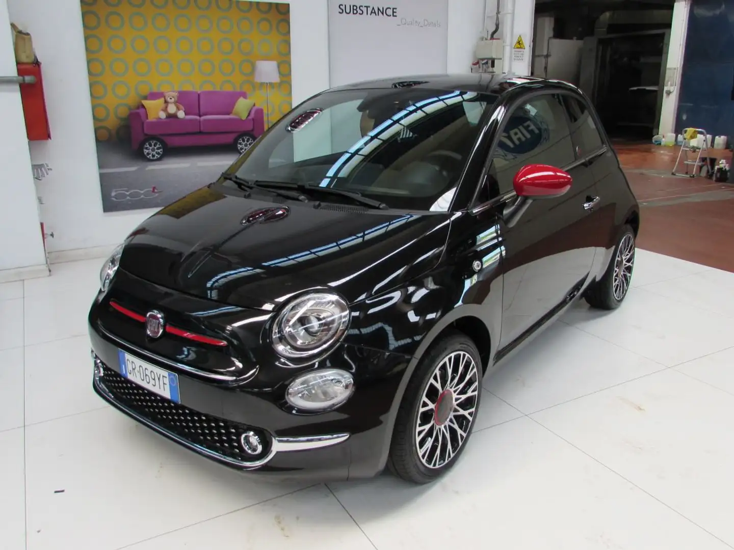 Fiat 500 500 1.0 hybrid RED 70cv SOLO 700 KM Nero - 1