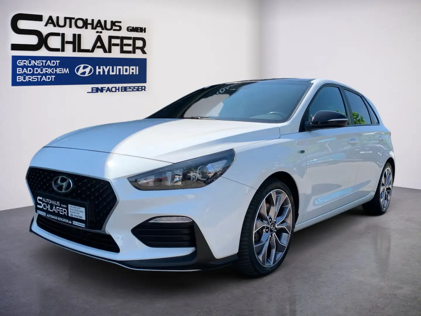 Hyundai i30 1.4 T-GDI N-Line Sitzheizung PDC Bílá - 1