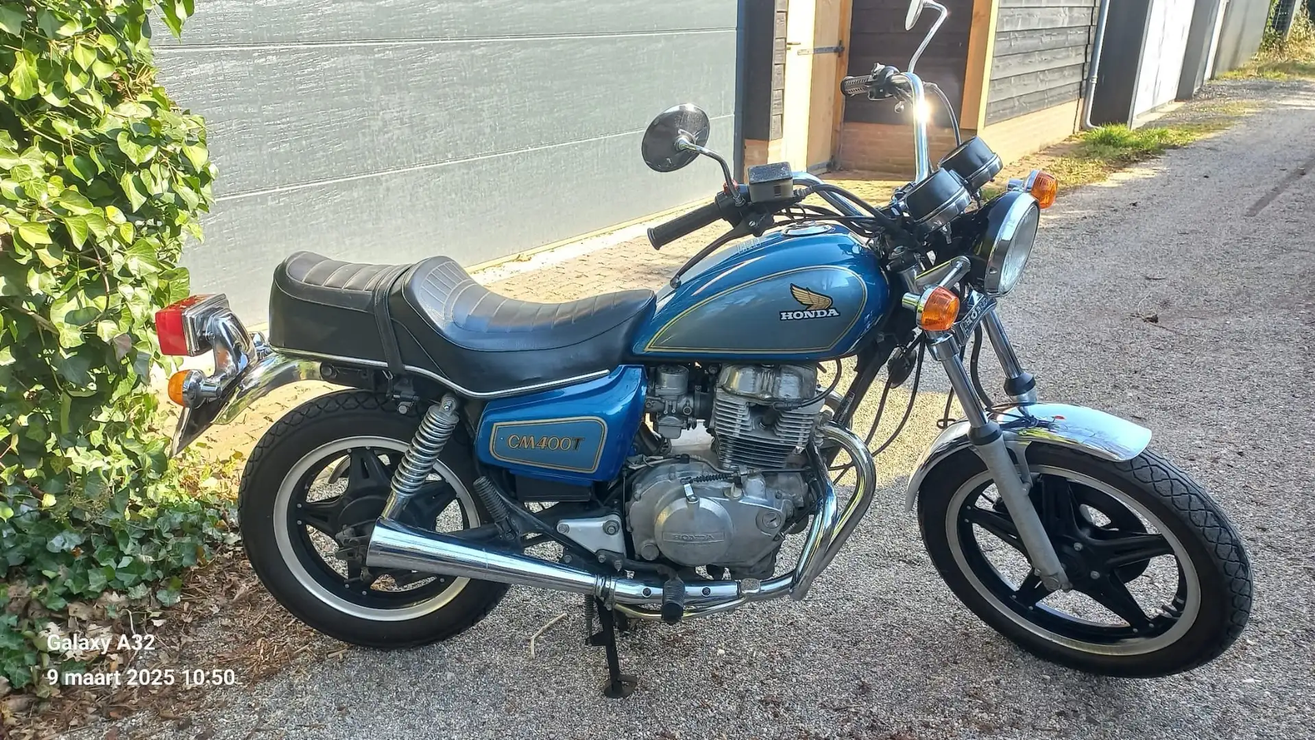 Honda CM 400 T Niebieski - 2
