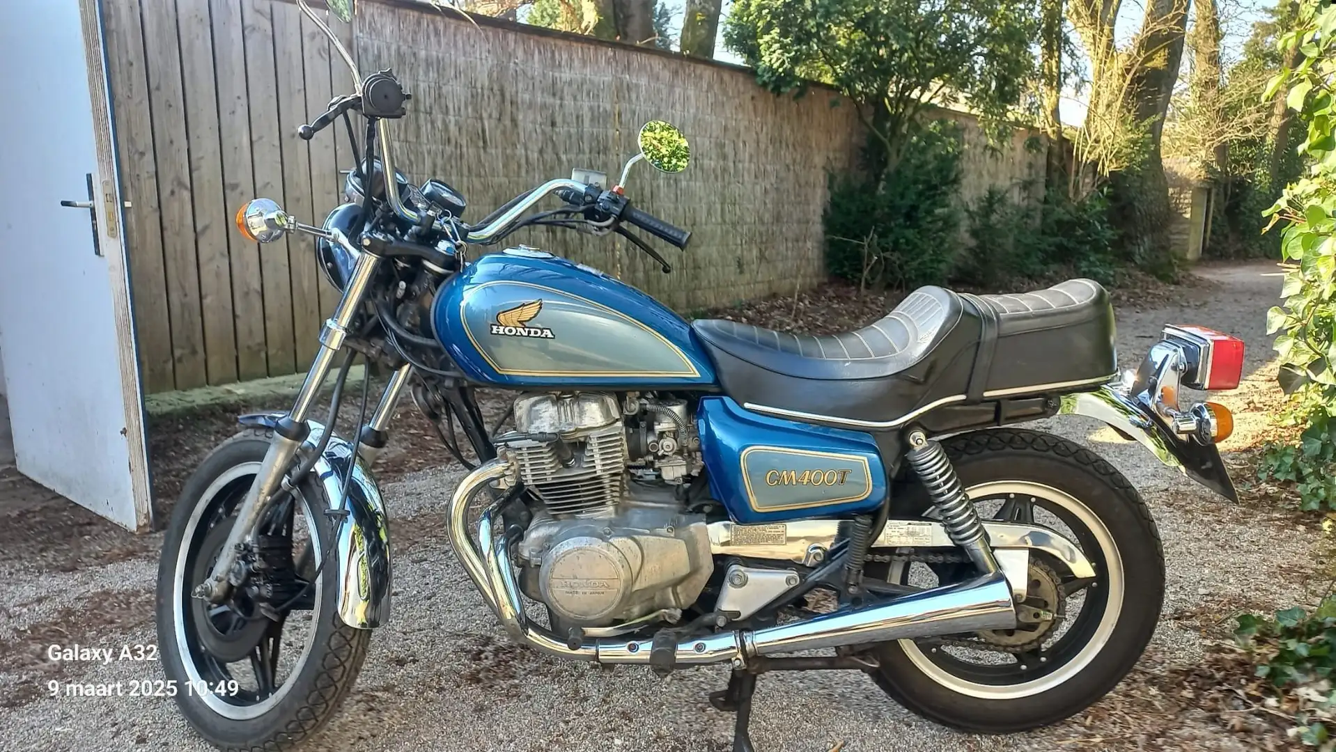 Honda CM 400 T Niebieski - 1