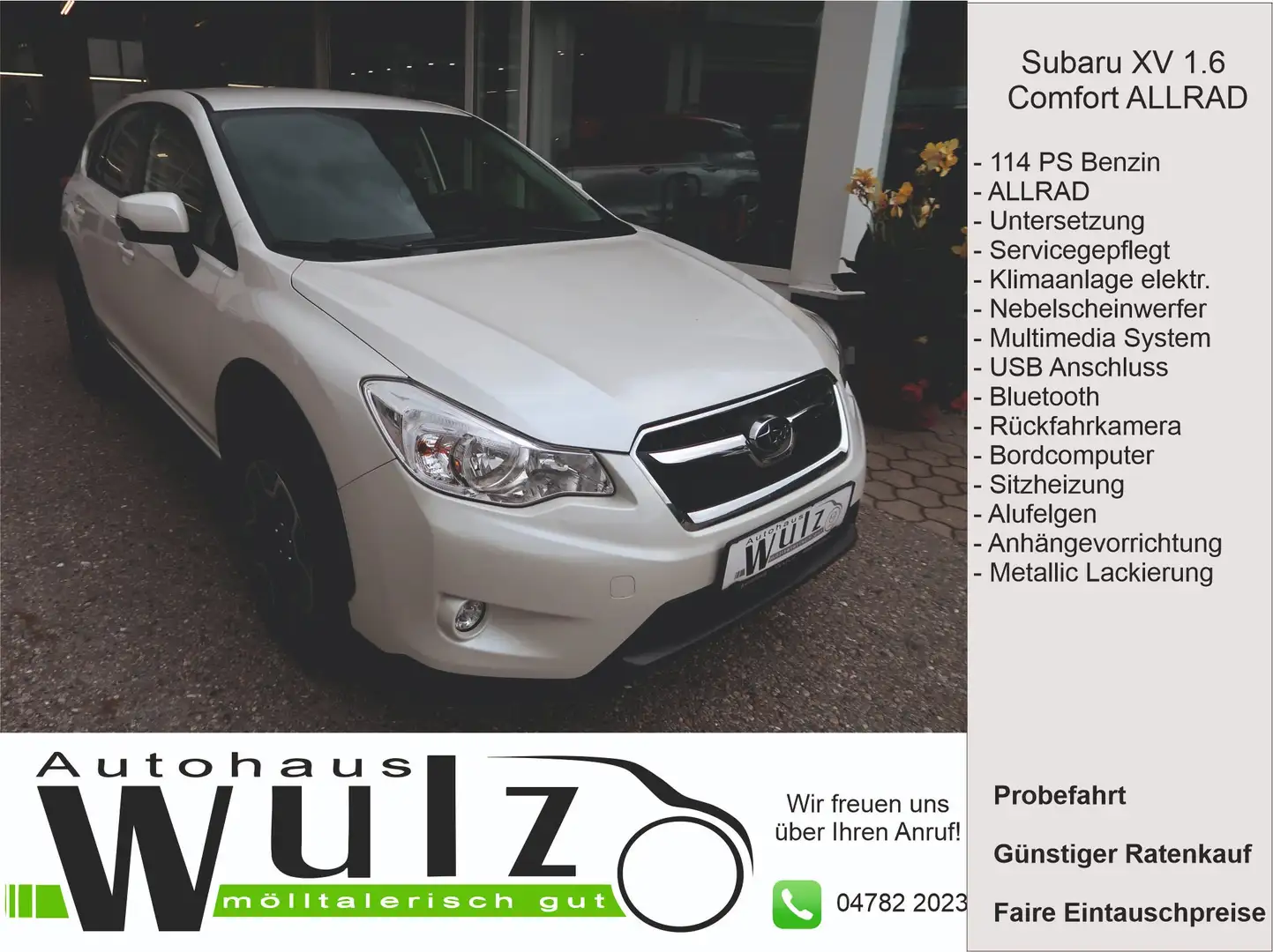Subaru XV XV 1,6i Comfort Comfort Weiß - 1
