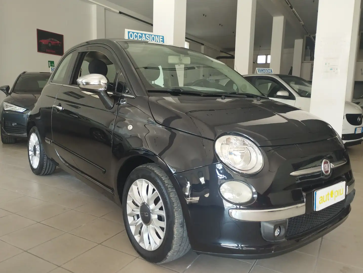 Fiat 500 500 1.3 mjt 16v Lounge 95cv E5+ Negro - 1