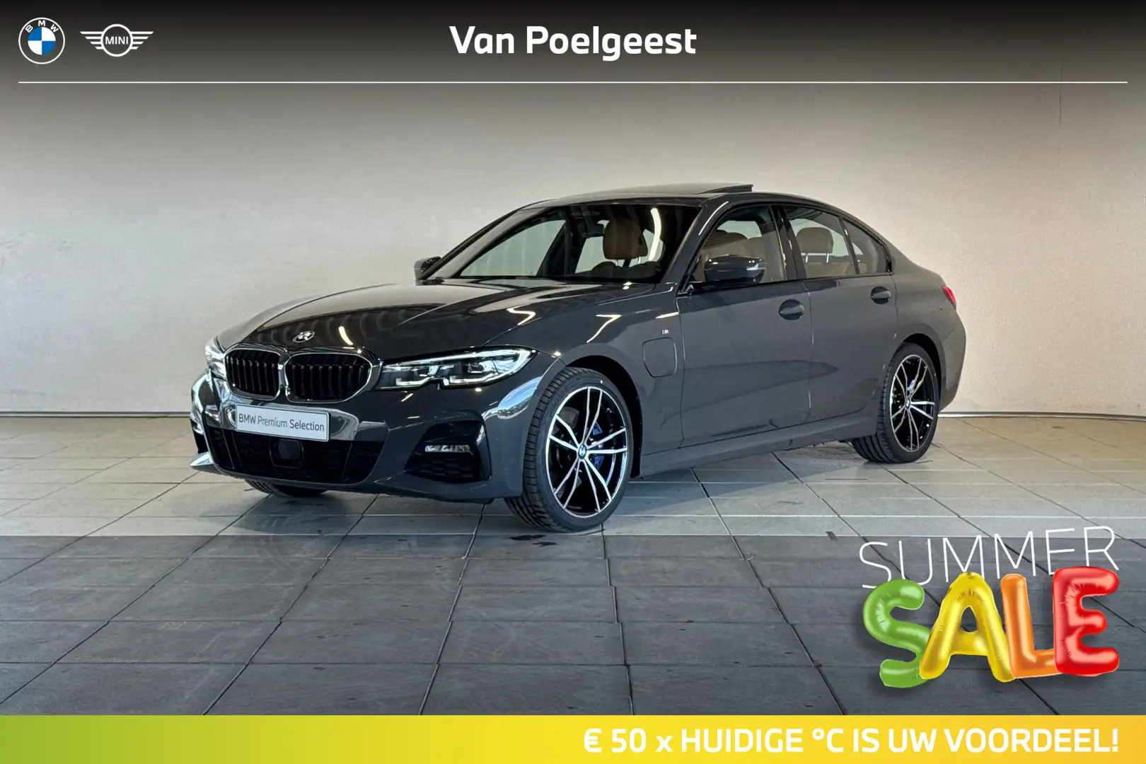 BMW 330 3 Serie Sedan 330e eDrive Edition High Executive M Gris - 1