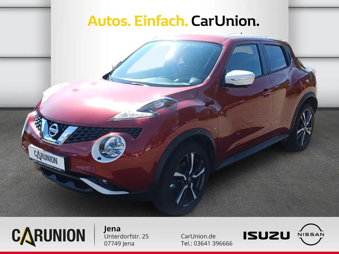 Nissan Juke 1,6 DIG-T ALL-MODE 4x4i Xtronic N-Connecta (F15) Rosso - 1