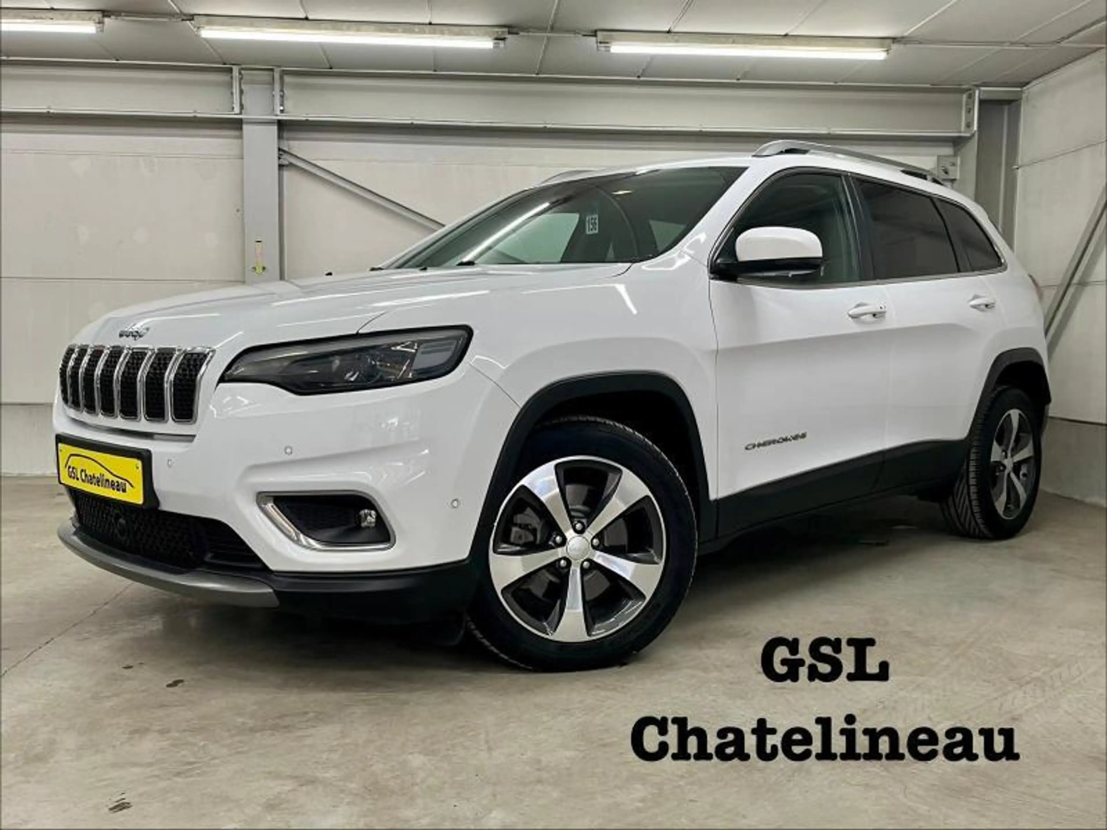 Jeep Cherokee 2.2D 195CV Blanc Navi/Carplay/Clim/Cam