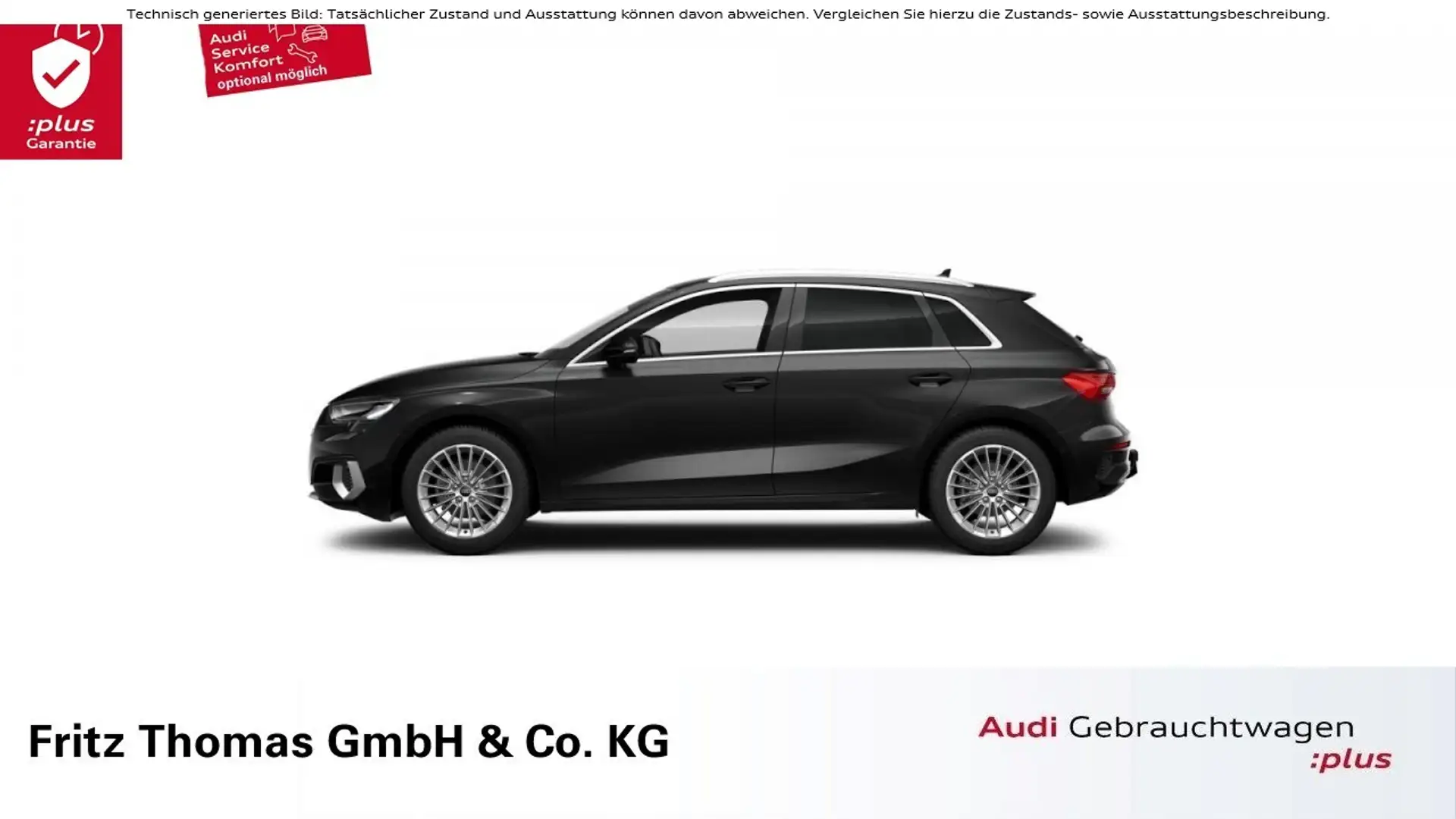 Audi A3 Sportback 35 TFSI S tronic advanced LED LM17 AHK S Noir - 1