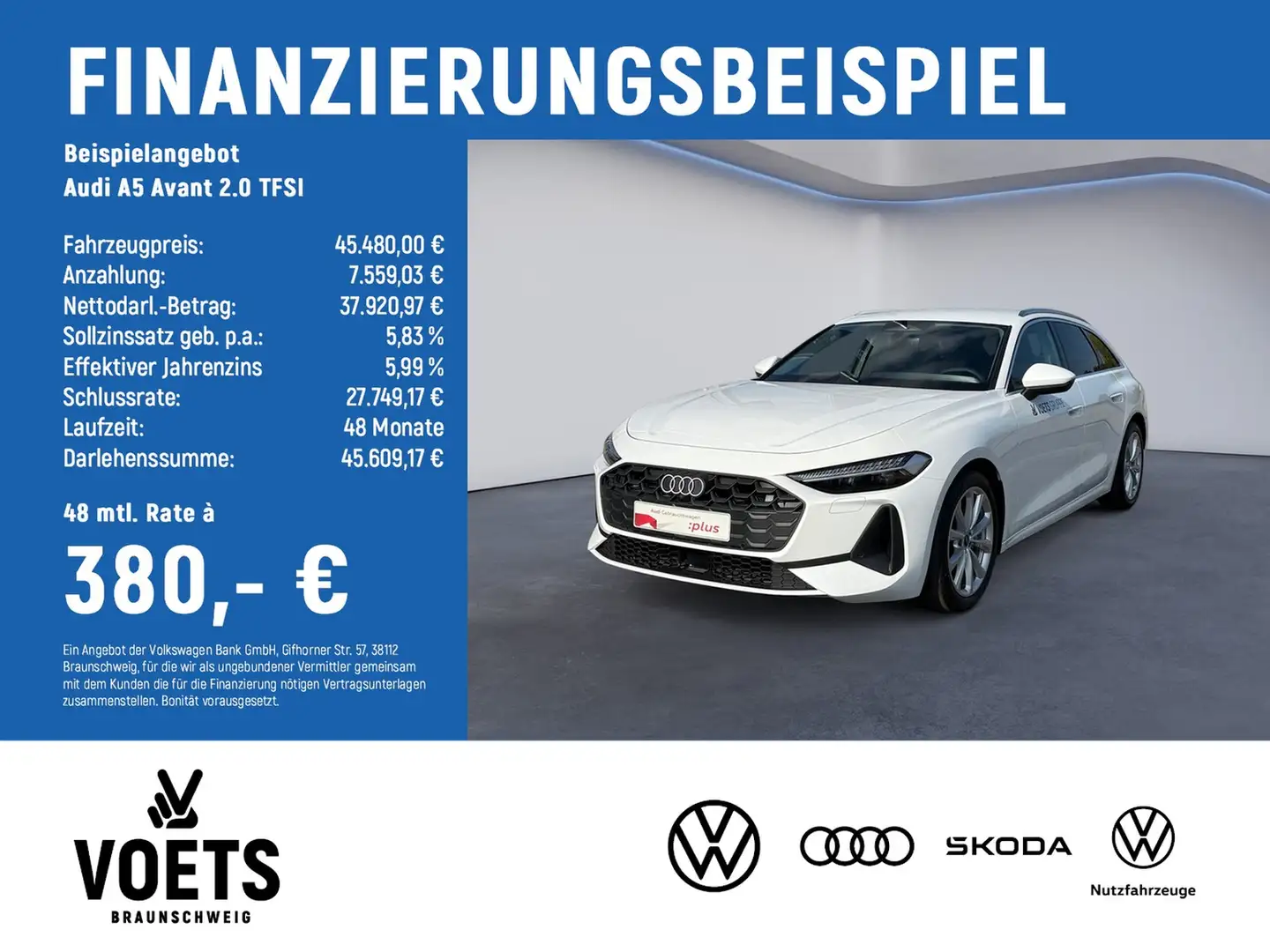Audi A5 Avant 2.0 TFSI Grau - 2