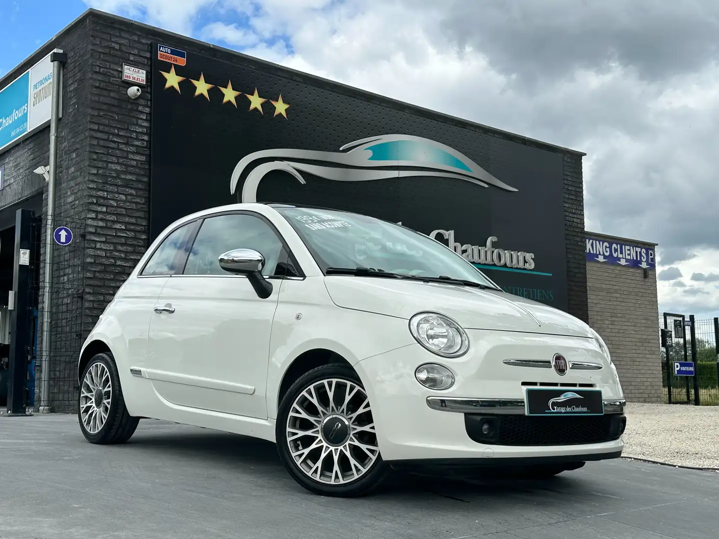 Fiat 500 1.2i - ! Mode City ! - A/C - AUX - JA 16" - Eu6b Blanco - 2