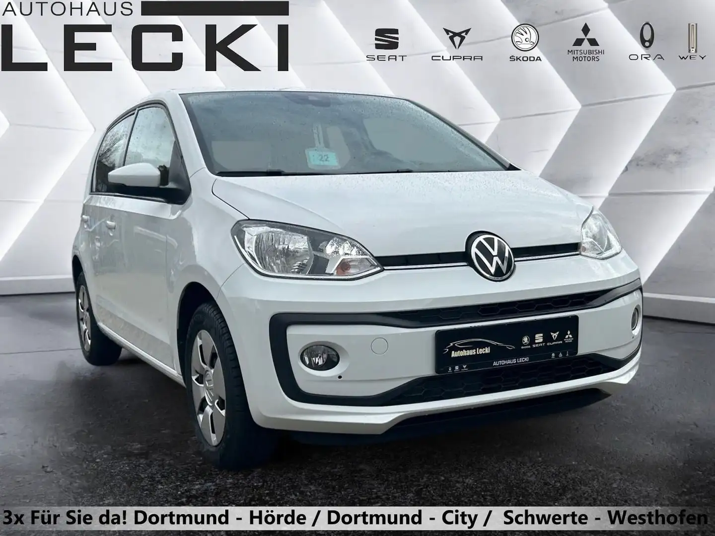 Volkswagen up! move up! 5-TÜRER*KAMERA*SHZ*PDC*NSW*BLUETOOTH*UVM Weiß - 1
