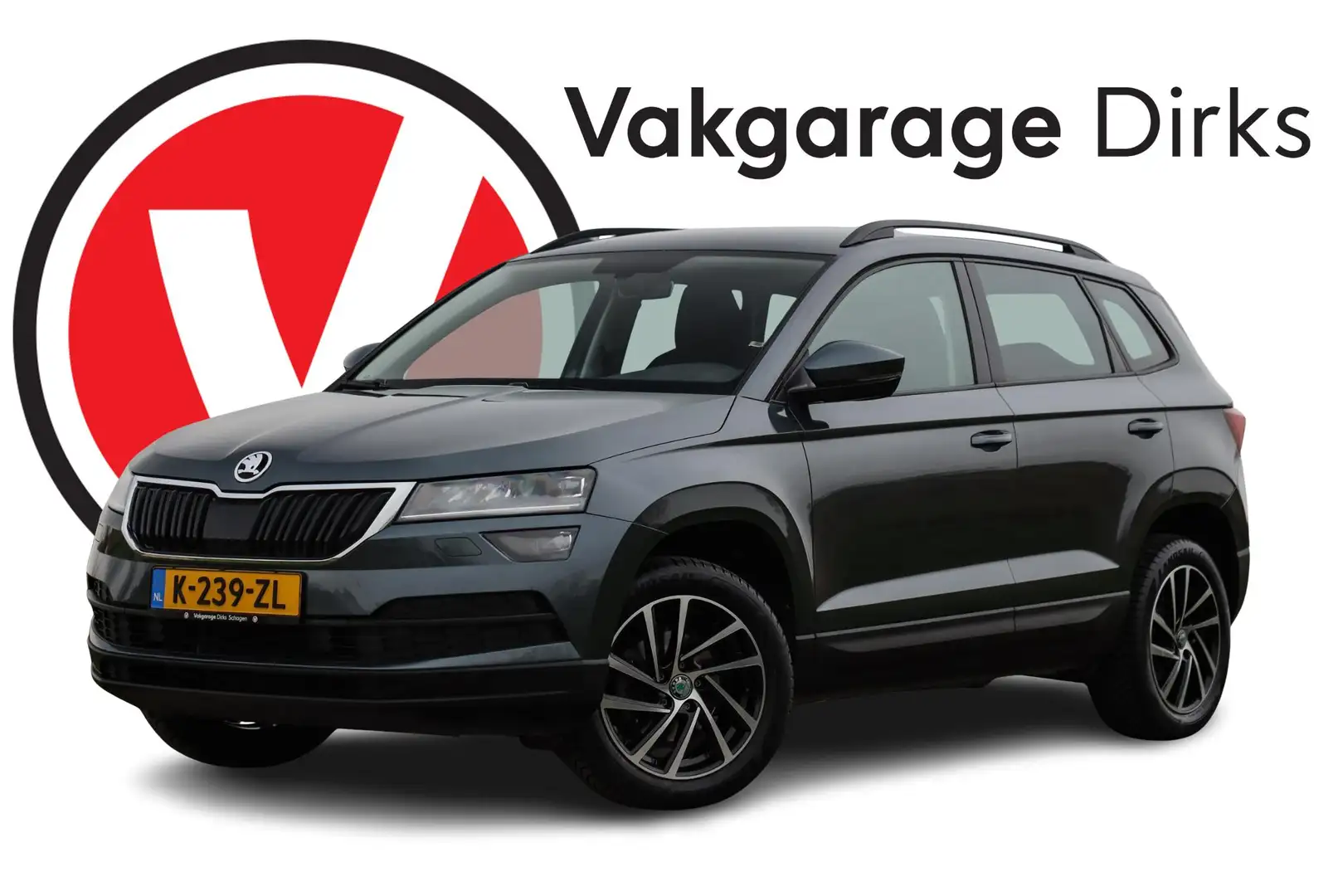 Skoda Karoq 1.5 TSI 150 PK DSG ✅ LED ✅ CarPlay ✅ Stoelverwarmi Grau - 1