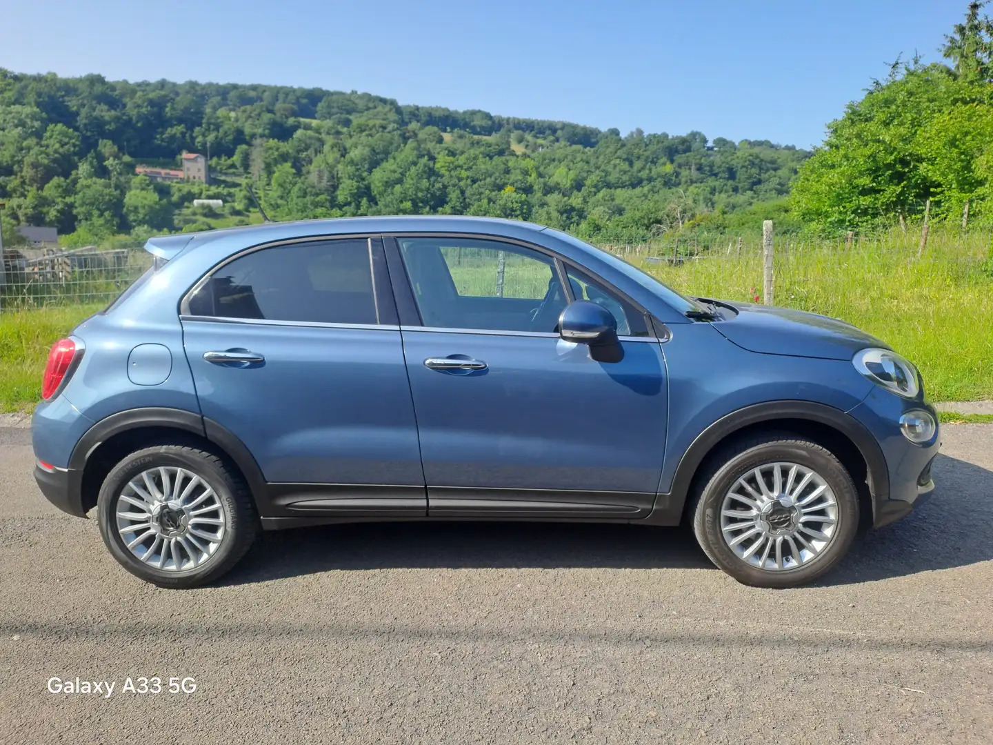 Fiat 500X 1.4 MultiAir Lounge DCT Bleu - 2