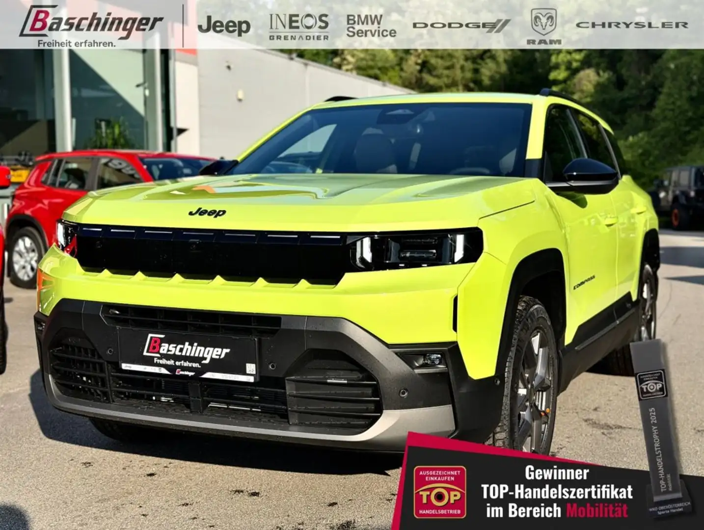 Jeep Compass Neuer Compass e-Hybrid First Edition Grün - 1