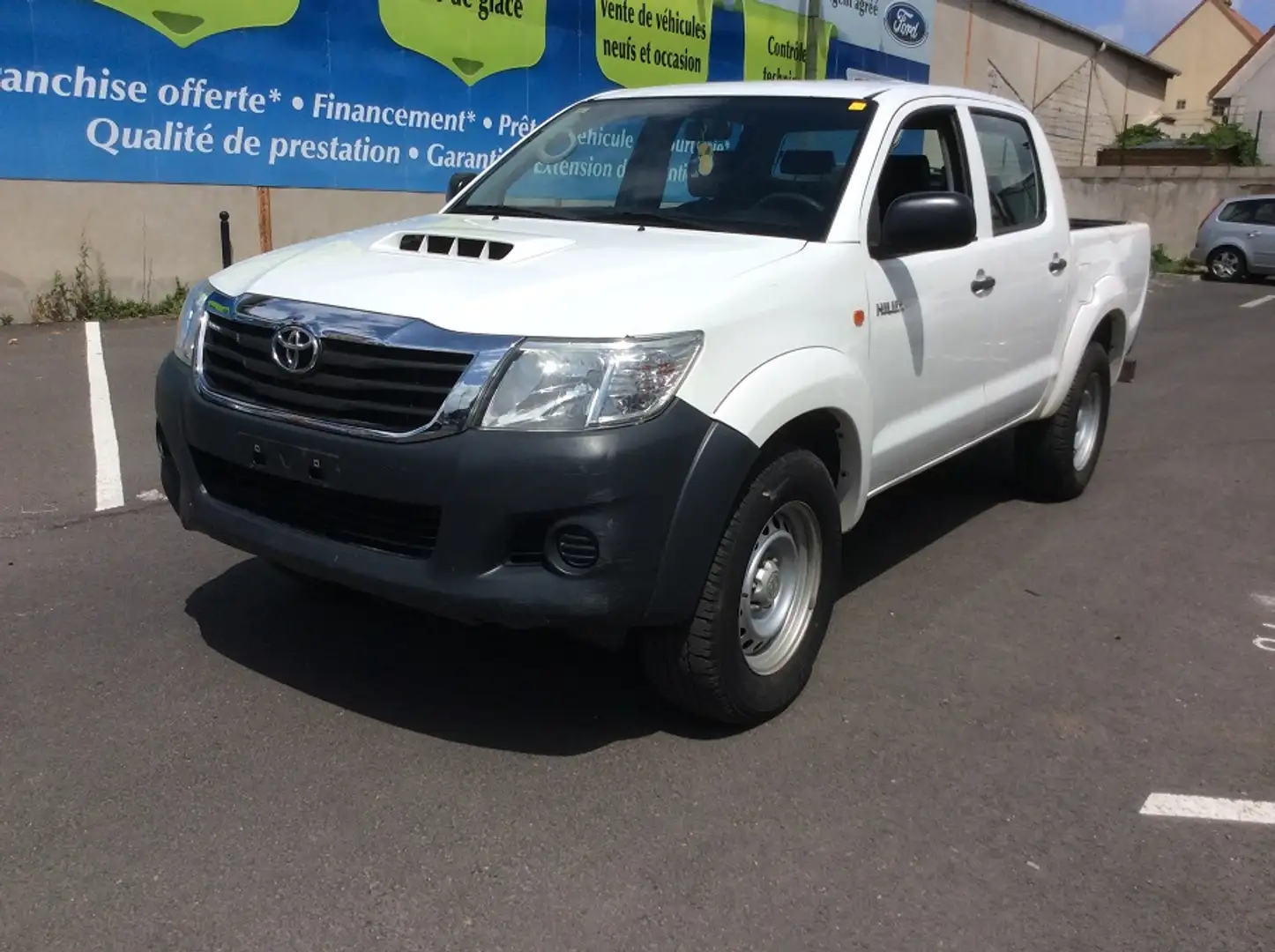 Toyota Hilux 2.5 DOUBLE CABINE 144 4X4 Wit - 2