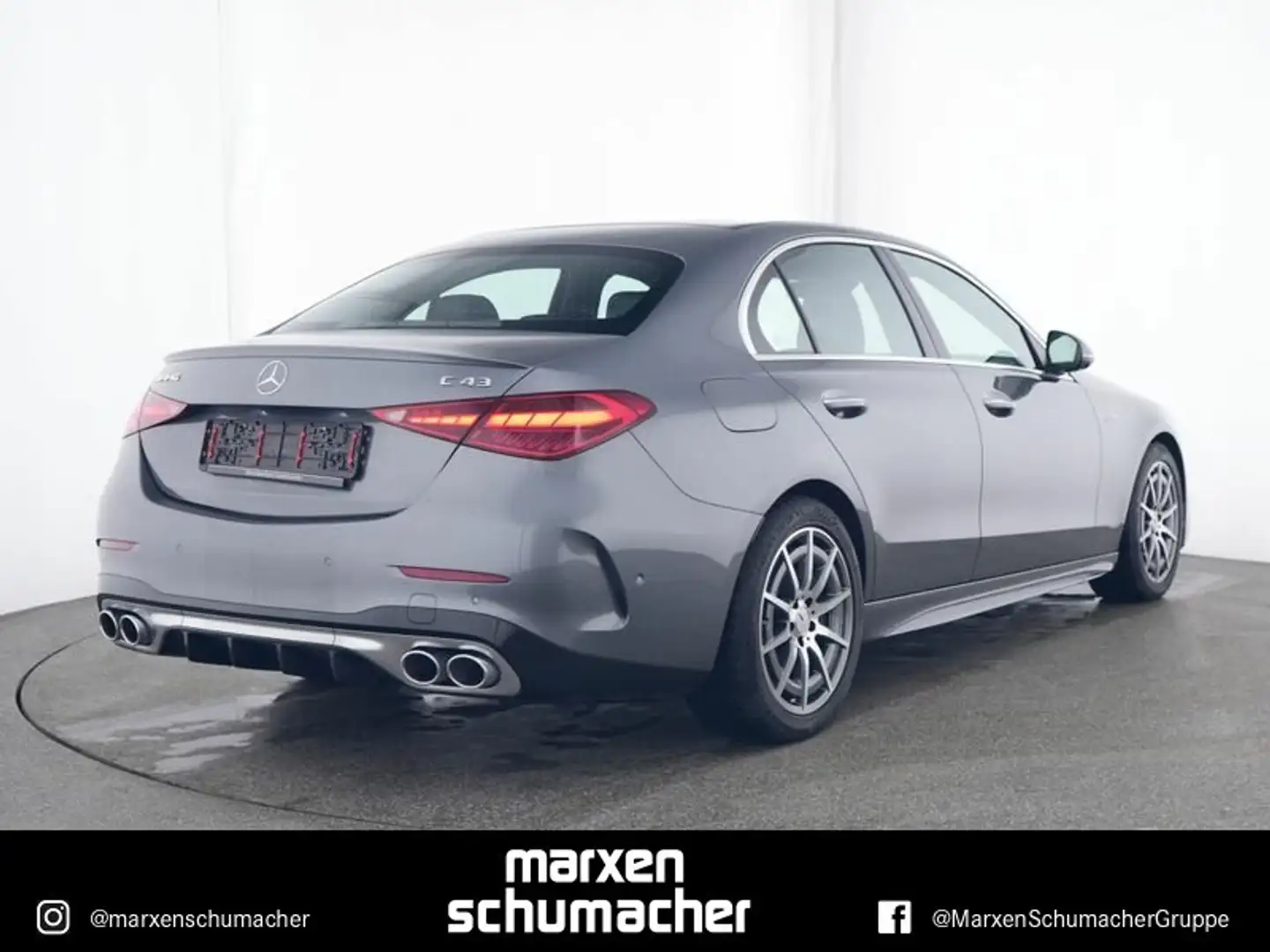 Mercedes-Benz C 43 AMG AMG C 43 4M Lim Premium+360°+Memory+DIGITALLIGHT Gris - 2