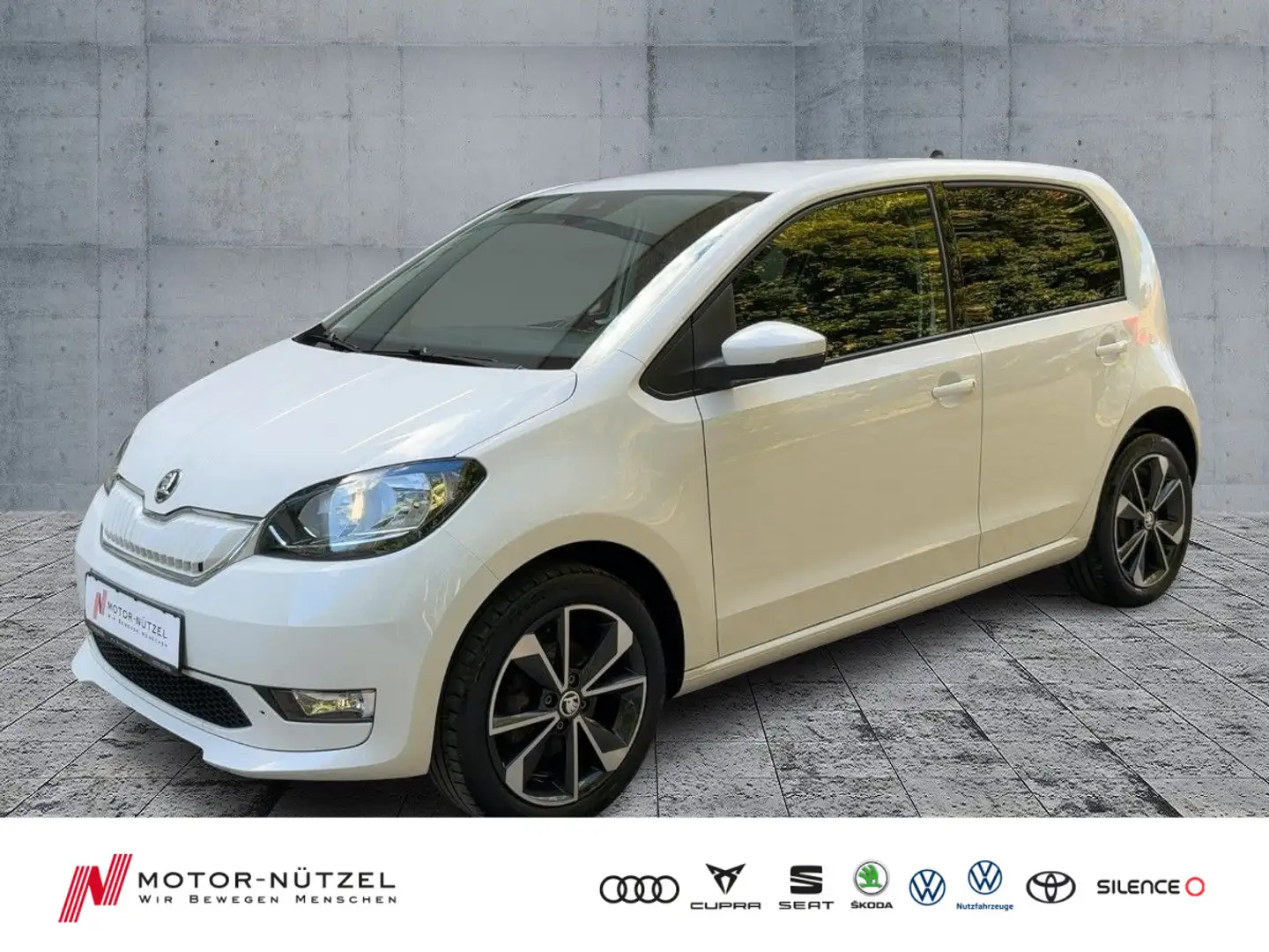 Skoda Citigo e iV STYLE KLIMA+DAB+SHZ+GRA+PDC+NSW+ZVFB Blanco - 1