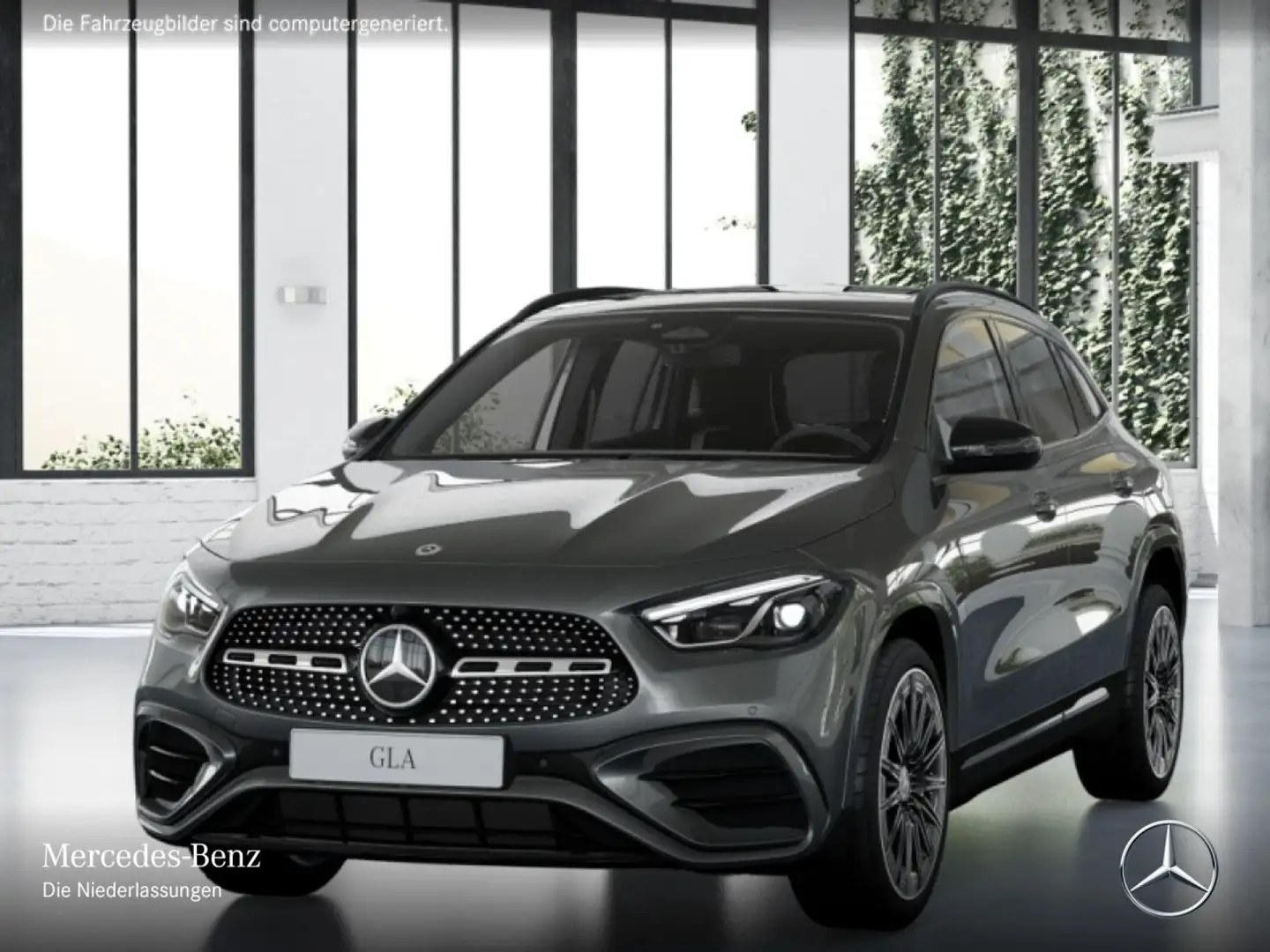 Mercedes-Benz GLA 200 d AMG+NIGHT+PANO+AHK+MULTIBEAM+KAMERA+TOTW Grau - 2