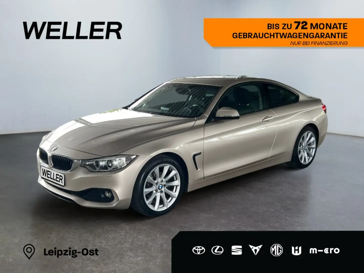 BMW 420 i Coupe *Bi-Xenon*Ambiente*Klimaaut*Telematik* Argent - 1