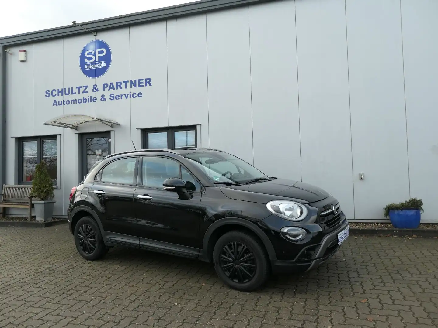 Fiat 500X Cross // 1.Hd., PDC, Service + HU Neu! Schwarz - 1