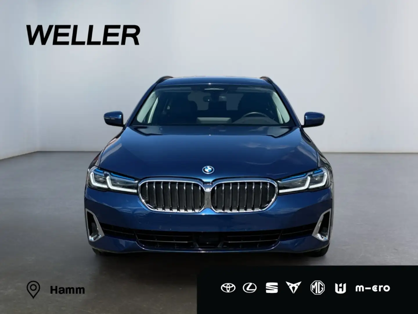 BMW 520 e Touring Luxury Line *Leder*HUD*Driving Assistant Blau - 2